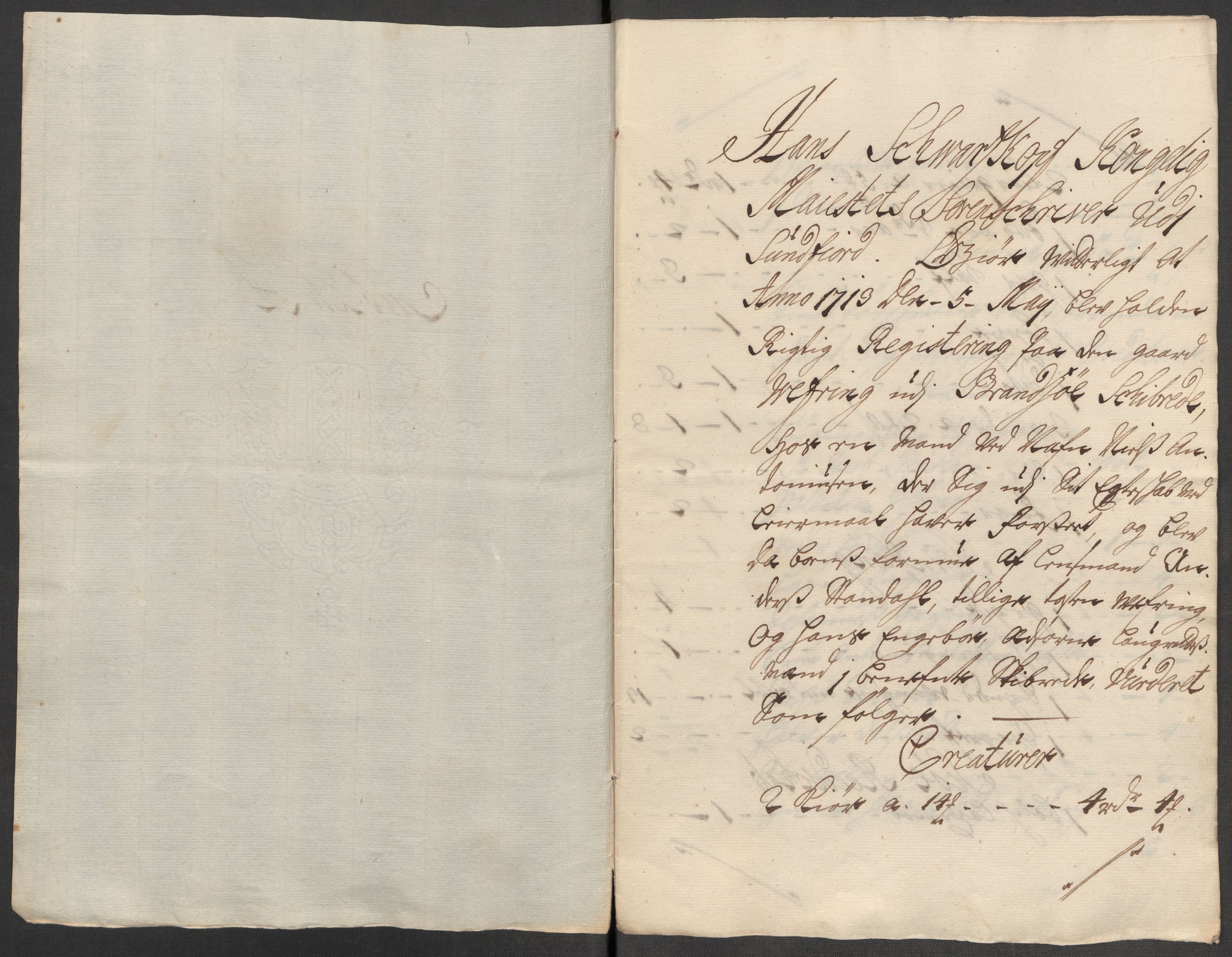 Rentekammeret inntil 1814, Reviderte regnskaper, Fogderegnskap, AV/RA-EA-4092/R53/L3437: Fogderegnskap Sunn- og Nordfjord, 1713, p. 314