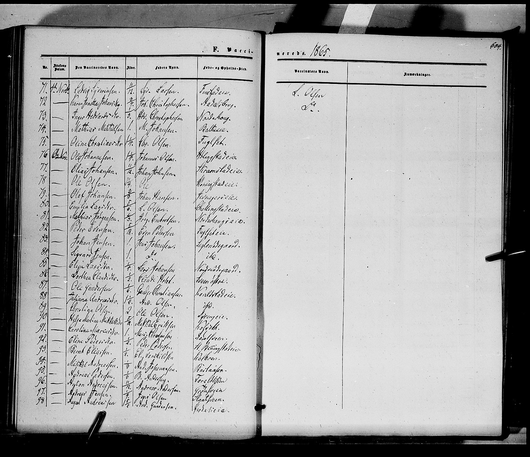 Løten prestekontor, AV/SAH-PREST-022/K/Ka/L0008: Parish register (official) no. 8, 1860-1877, p. 604