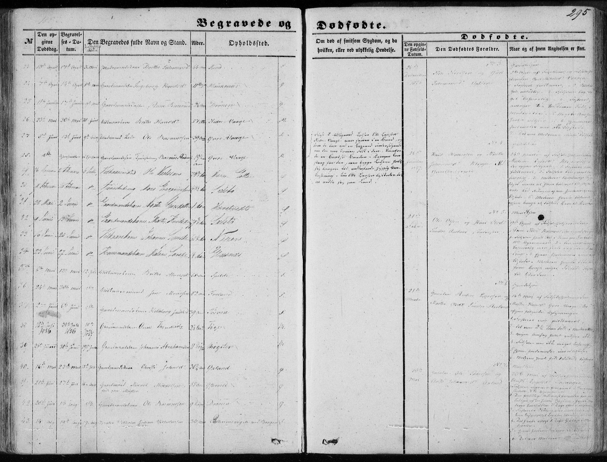 Sund sokneprestembete, AV/SAB-A-99930: Parish register (official) no. A 14, 1850-1866, p. 295