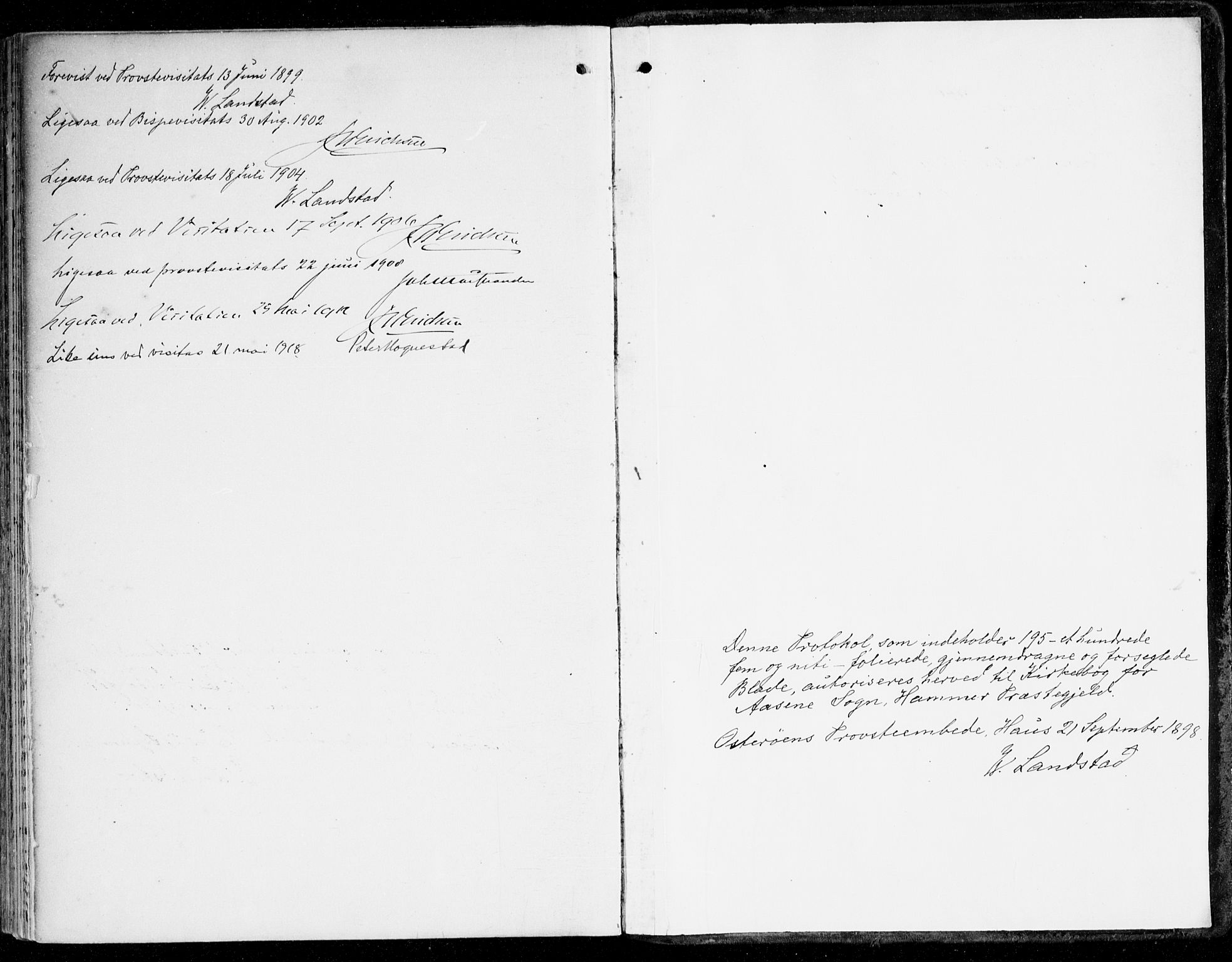 Hamre sokneprestembete, AV/SAB-A-75501/H/Ha/Haa/Haad/L0002: Parish register (official) no. D 2, 1899-1916