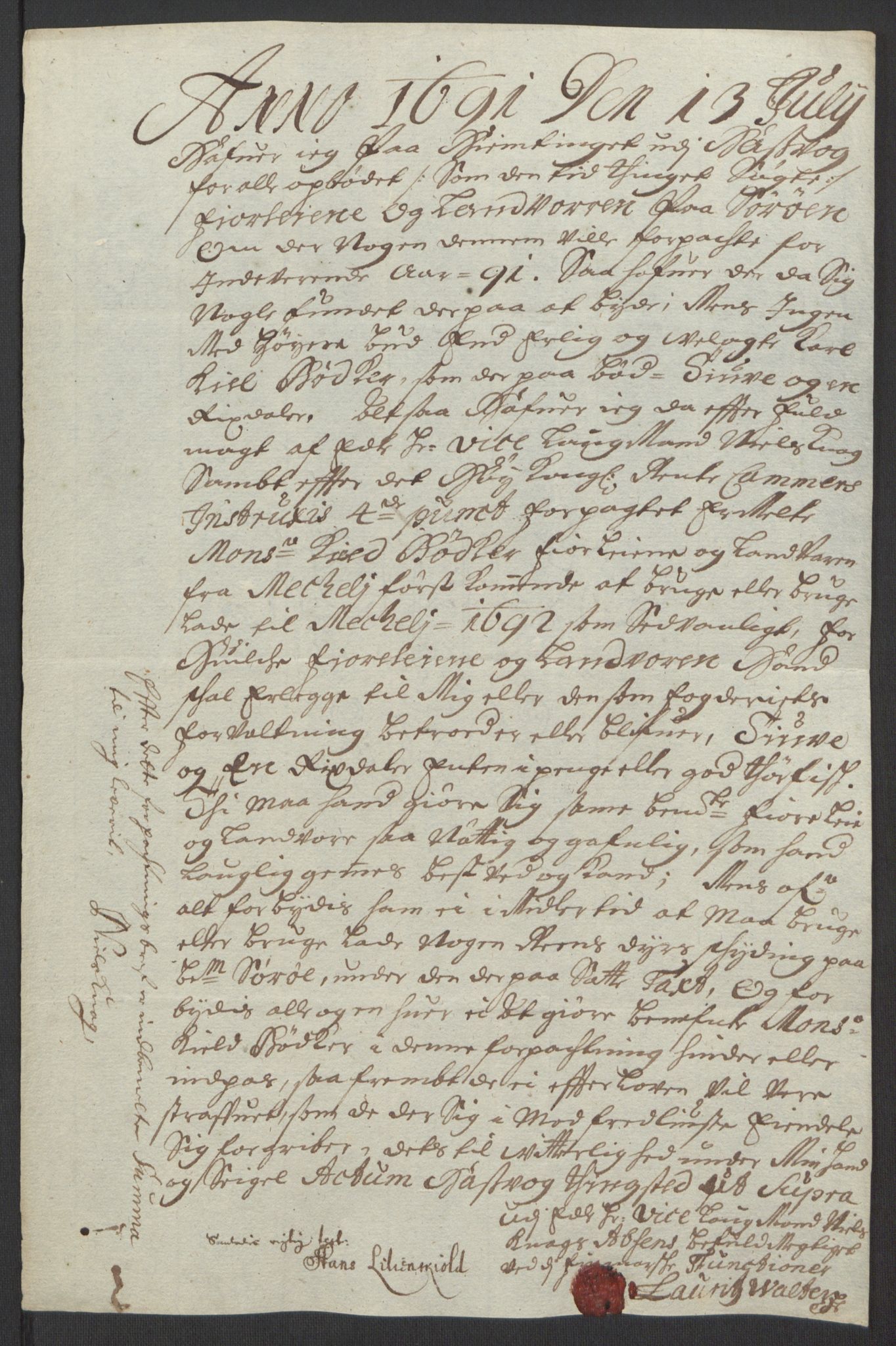 Rentekammeret inntil 1814, Reviderte regnskaper, Fogderegnskap, RA/EA-4092/R69/L4851: Fogderegnskap Finnmark/Vardøhus, 1691-1700, p. 38
