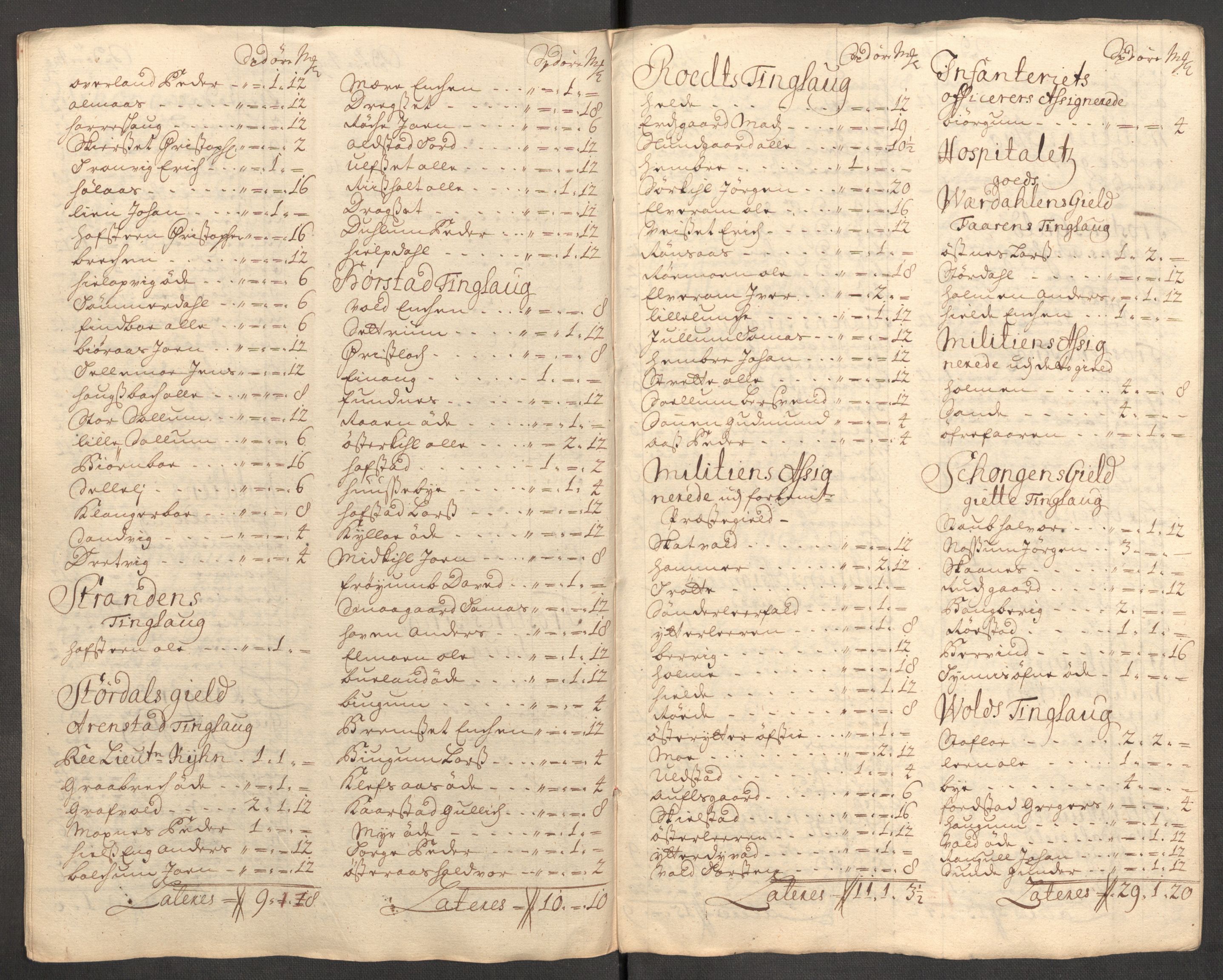 Rentekammeret inntil 1814, Reviderte regnskaper, Fogderegnskap, AV/RA-EA-4092/R62/L4201: Fogderegnskap Stjørdal og Verdal, 1711, p. 234