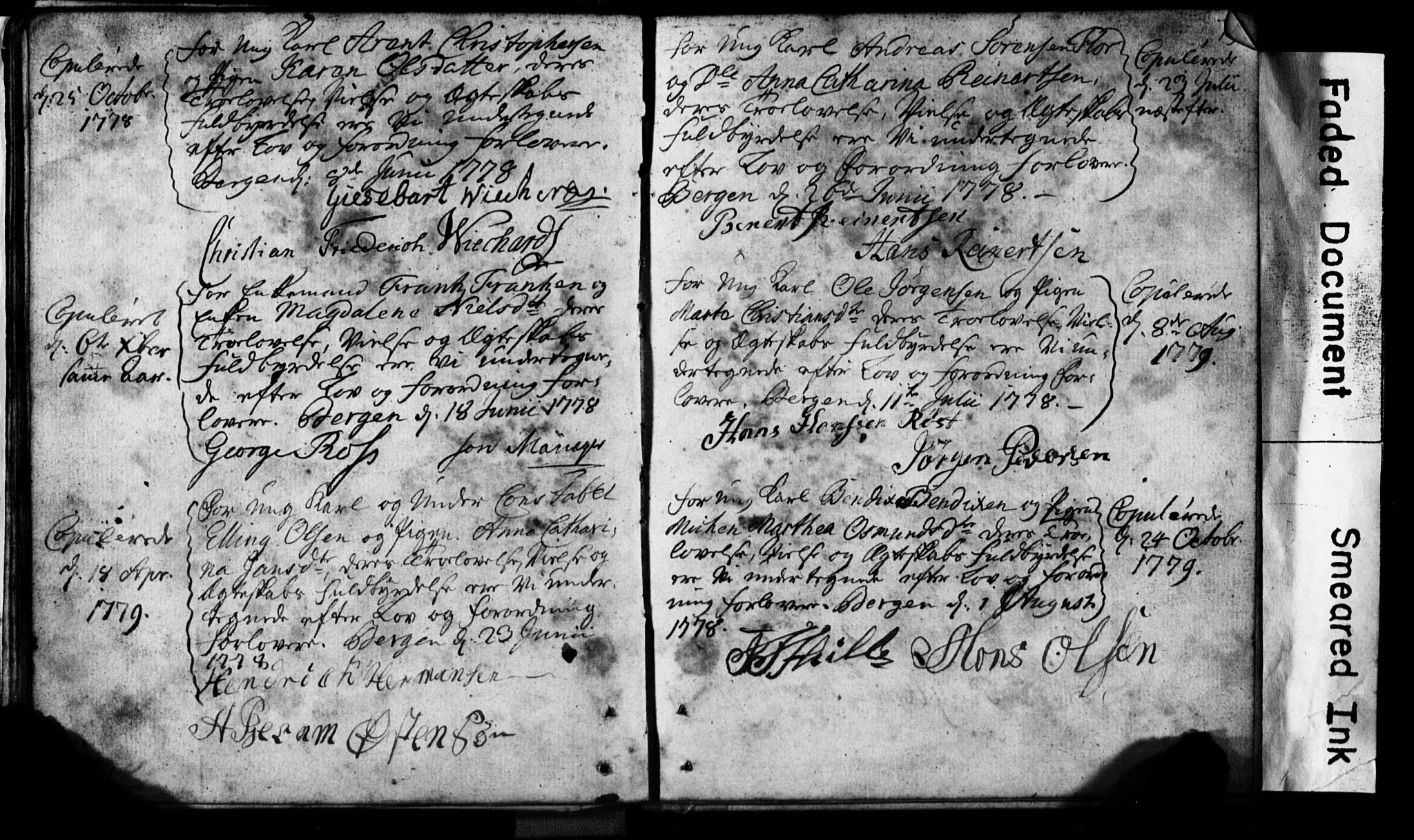 Korskirken sokneprestembete, AV/SAB-A-76101: Best man's statements no. II.5.1, 1776-1816, p. 19