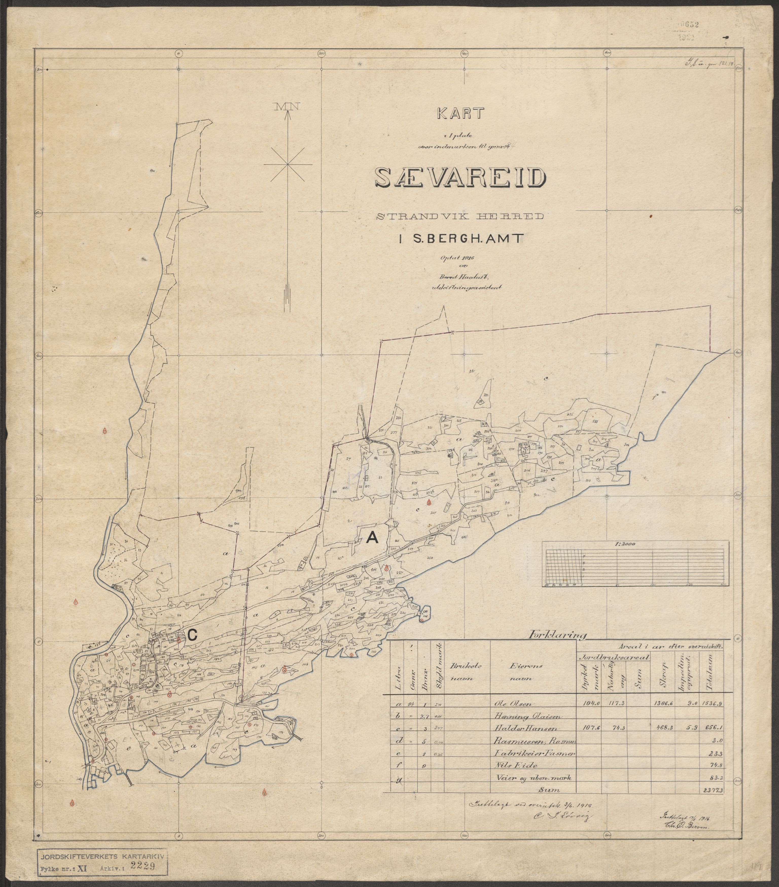 Jordskifteverkets kartarkiv, AV/RA-S-3929/T, 1859-1988, p. 2489