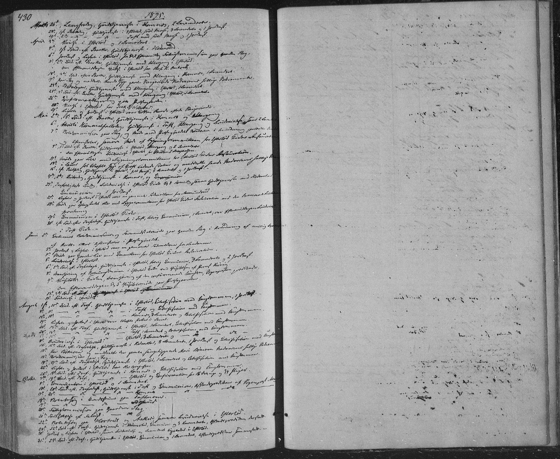 Sandsvær kirkebøker, AV/SAKO-A-244/F/Fa/L0007: Parish register (official) no. I 7, 1869-1877, p. 430