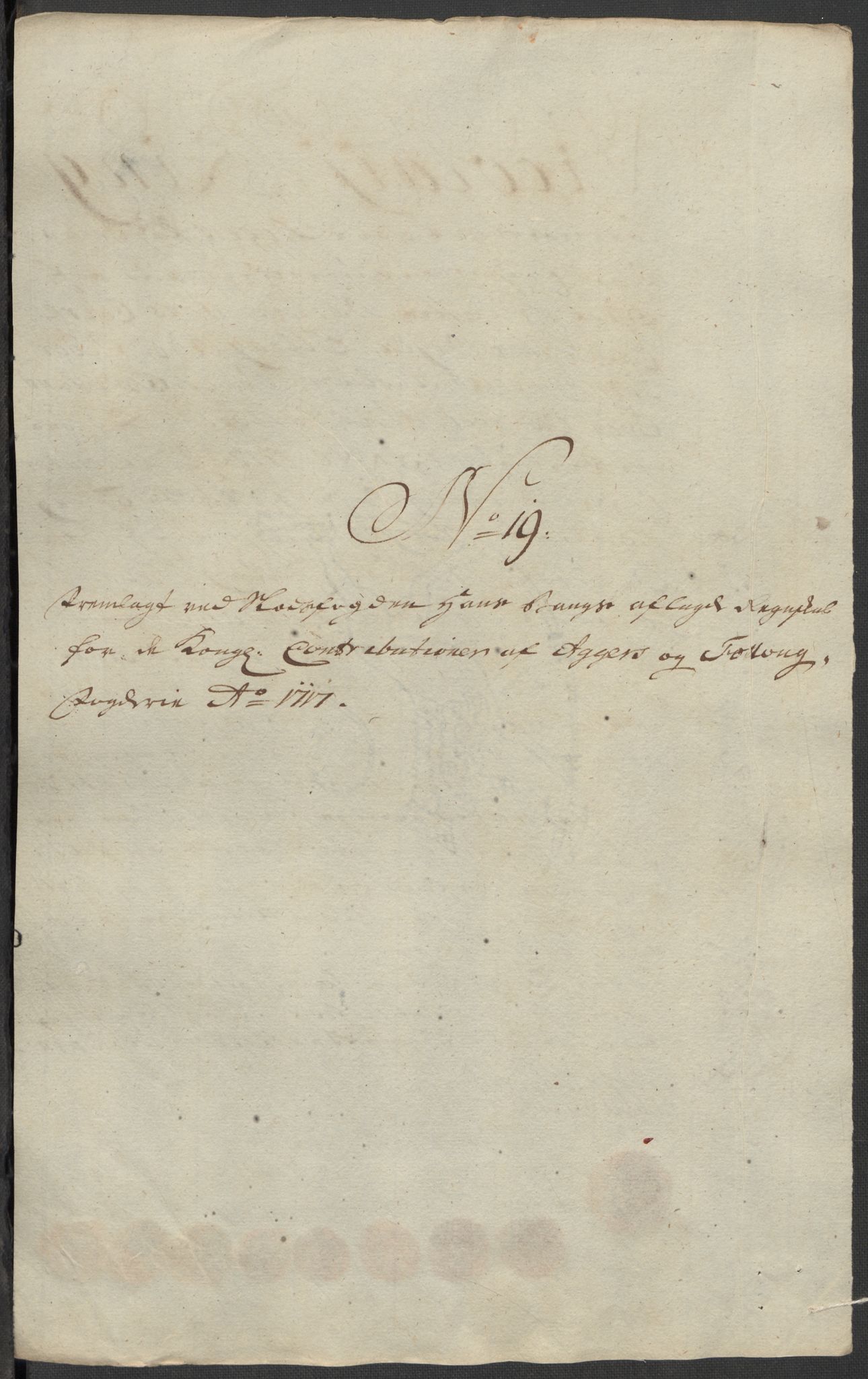 Rentekammeret inntil 1814, Reviderte regnskaper, Fogderegnskap, AV/RA-EA-4092/R10/L0455: Fogderegnskap Aker og Follo, 1717, p. 246