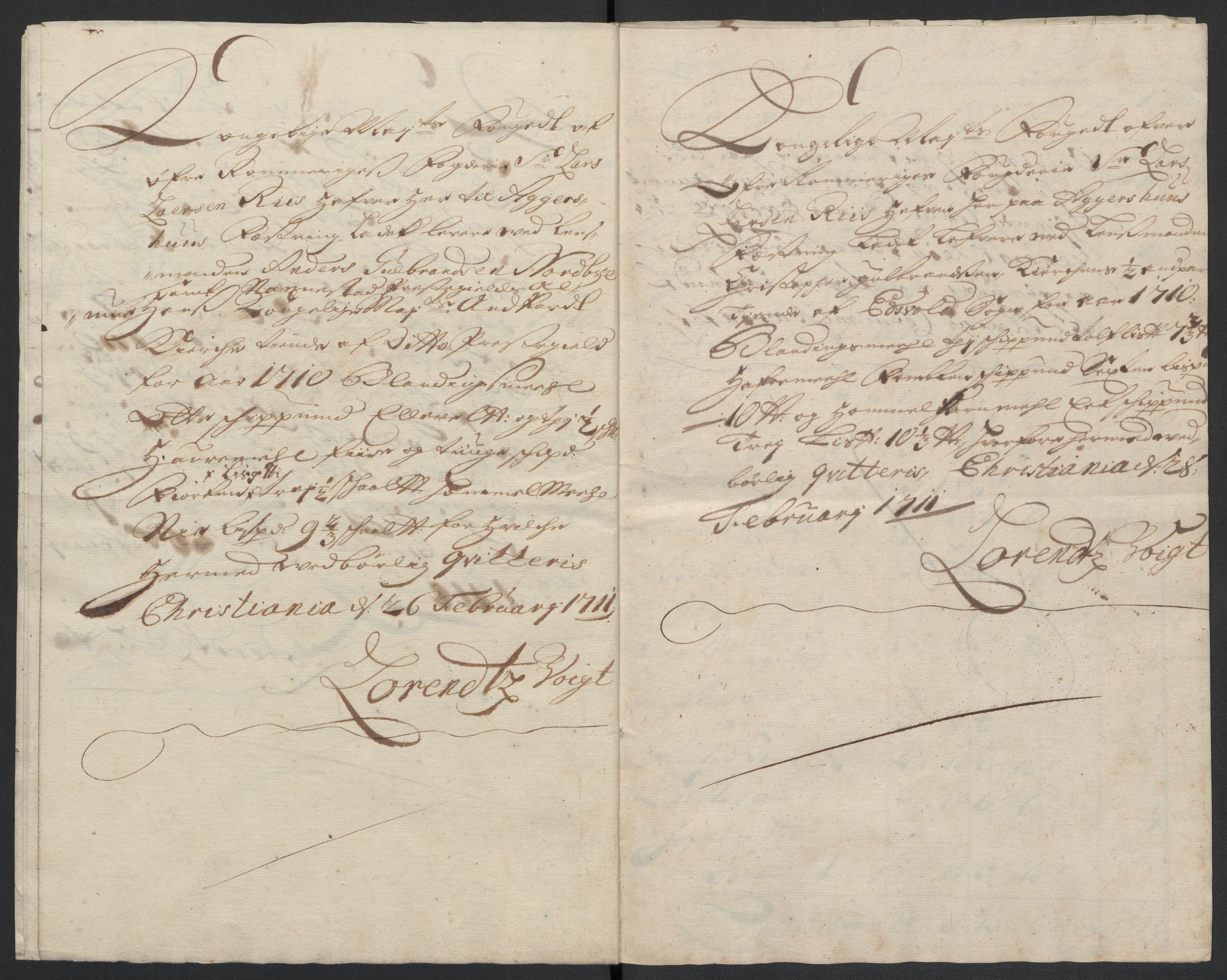 Rentekammeret inntil 1814, Reviderte regnskaper, Fogderegnskap, AV/RA-EA-4092/R12/L0720: Fogderegnskap Øvre Romerike, 1710-1711, p. 203