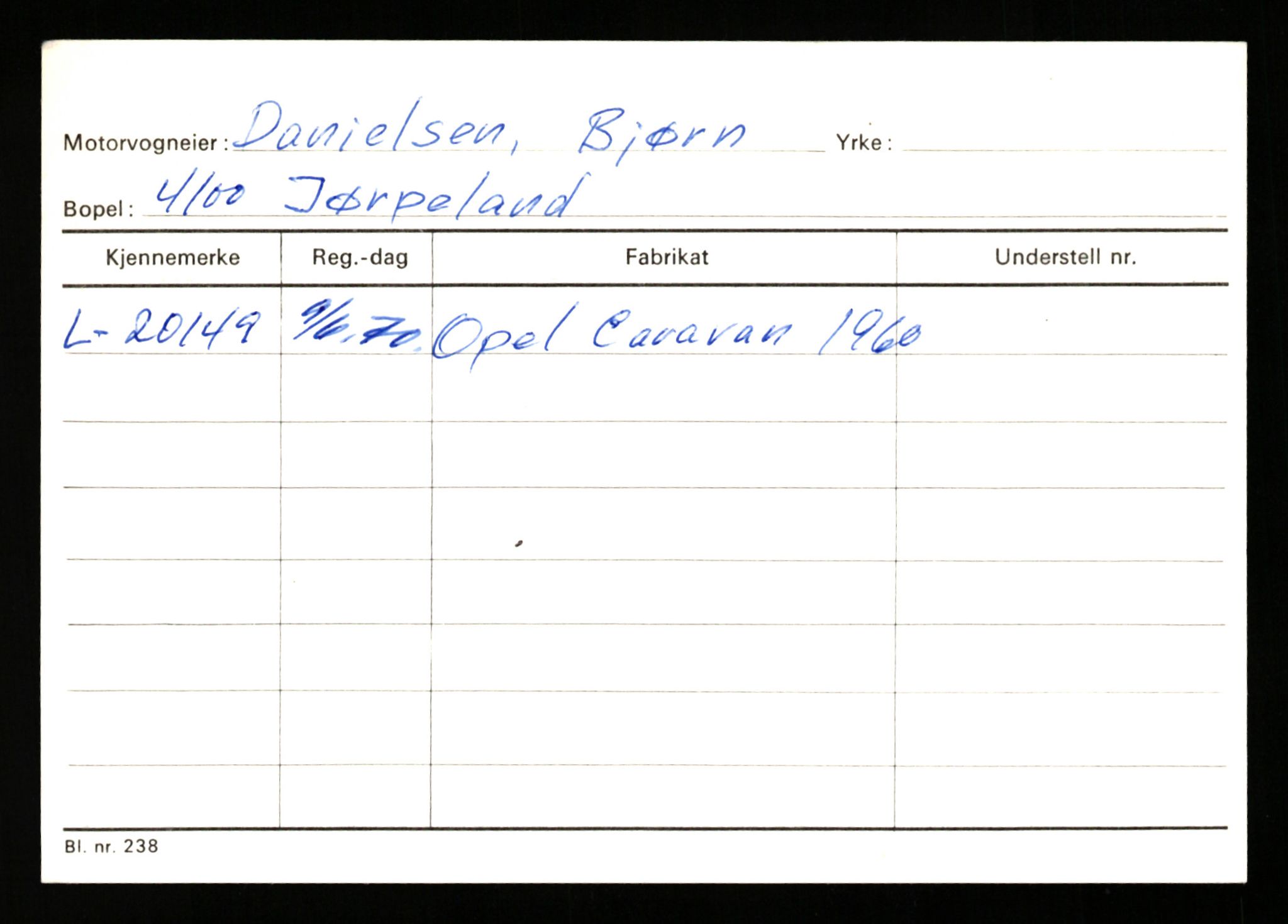 Stavanger trafikkstasjon, AV/SAST-A-101942/0/H/L0006: Dalva - Egersund, 1930-1971, p. 87