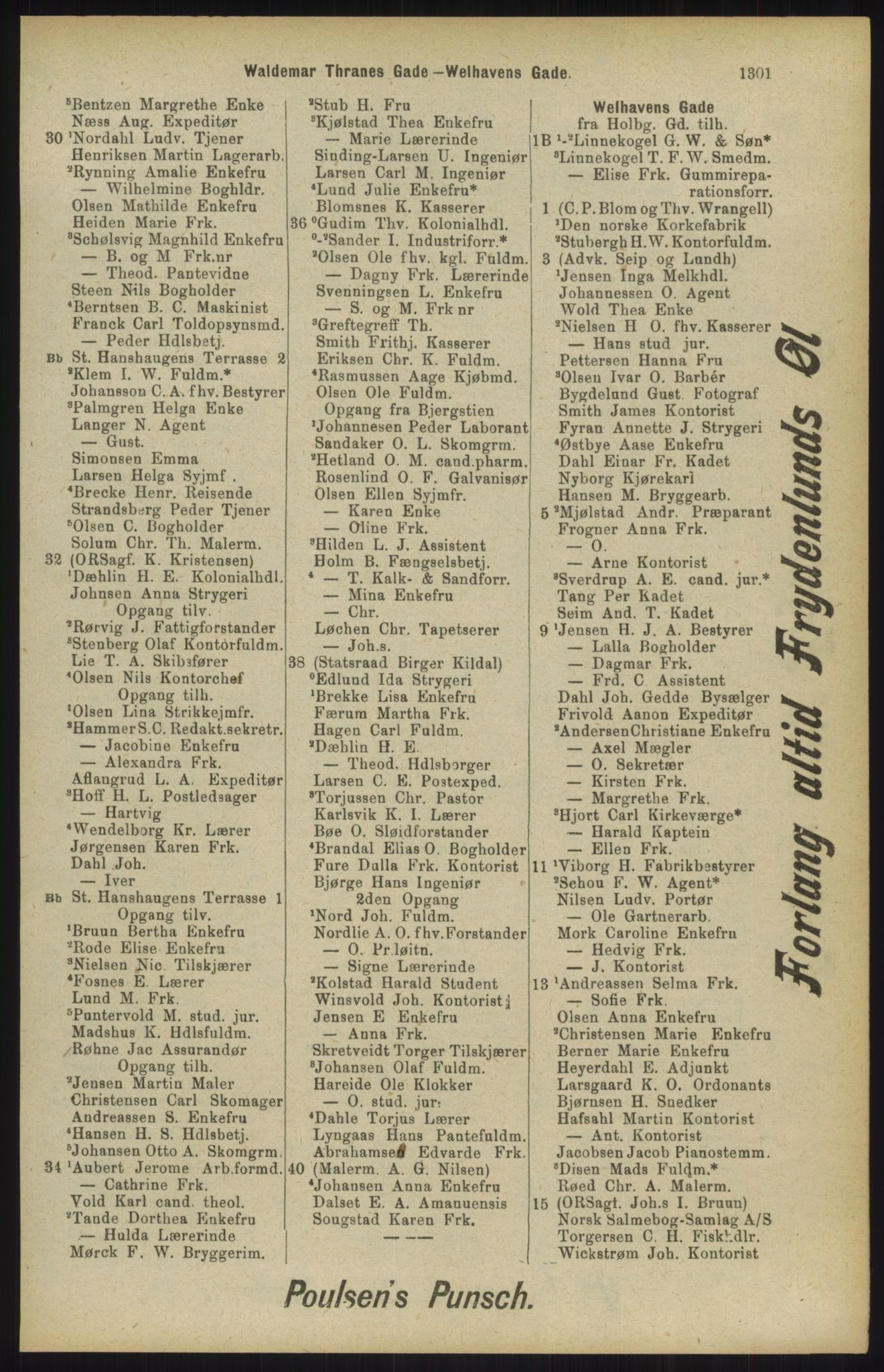 Kristiania/Oslo adressebok, PUBL/-, 1904, p. 1301