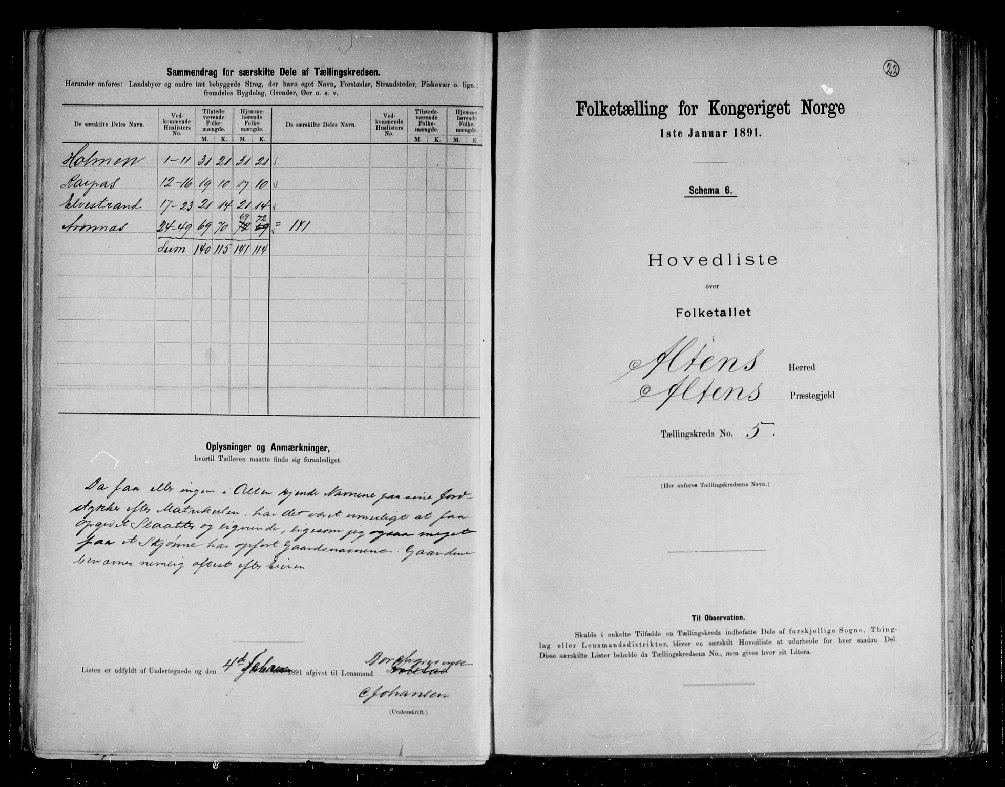 RA, 1891 census for 2012 Alta, 1891, p. 12
