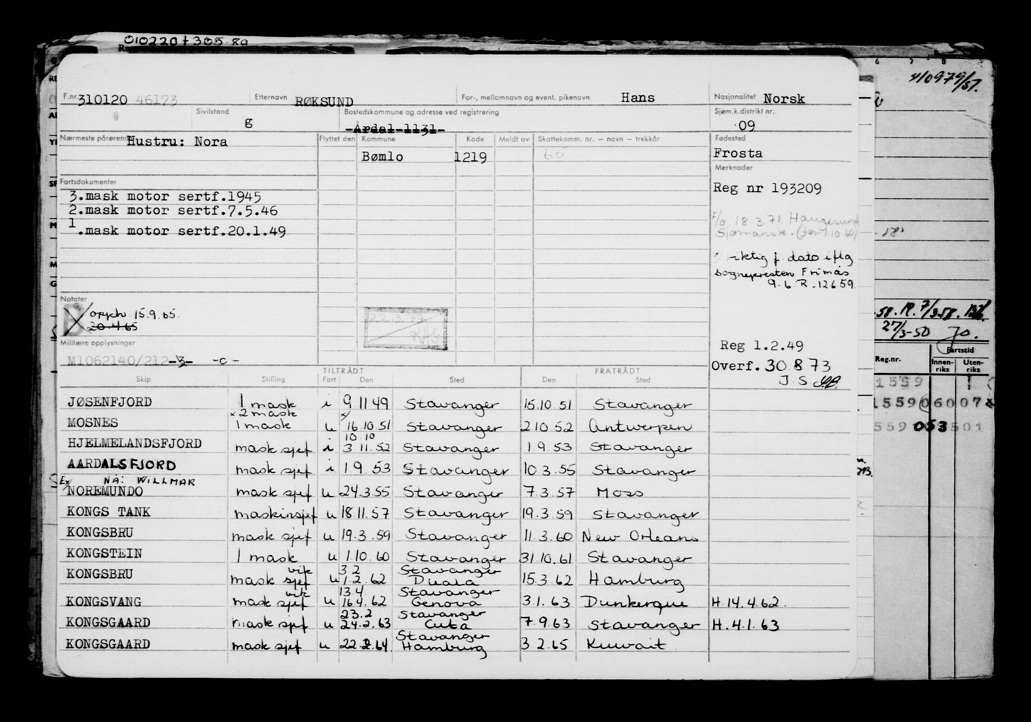 Direktoratet for sjømenn, AV/RA-S-3545/G/Gb/L0176: Hovedkort, 1920, p. 542