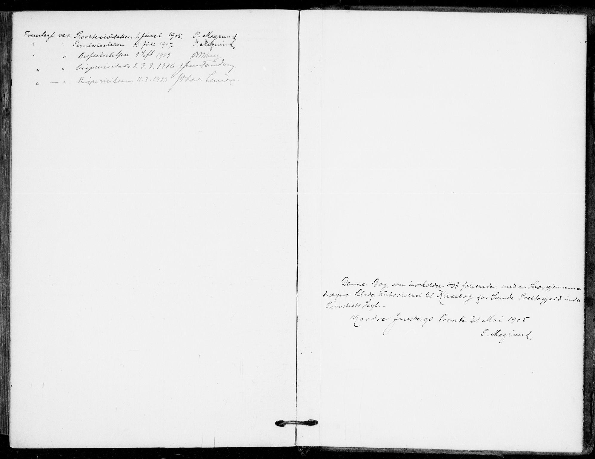 Sande Kirkebøker, AV/SAKO-A-53/F/Fa/L0008: Parish register (official) no. 8, 1904-1921
