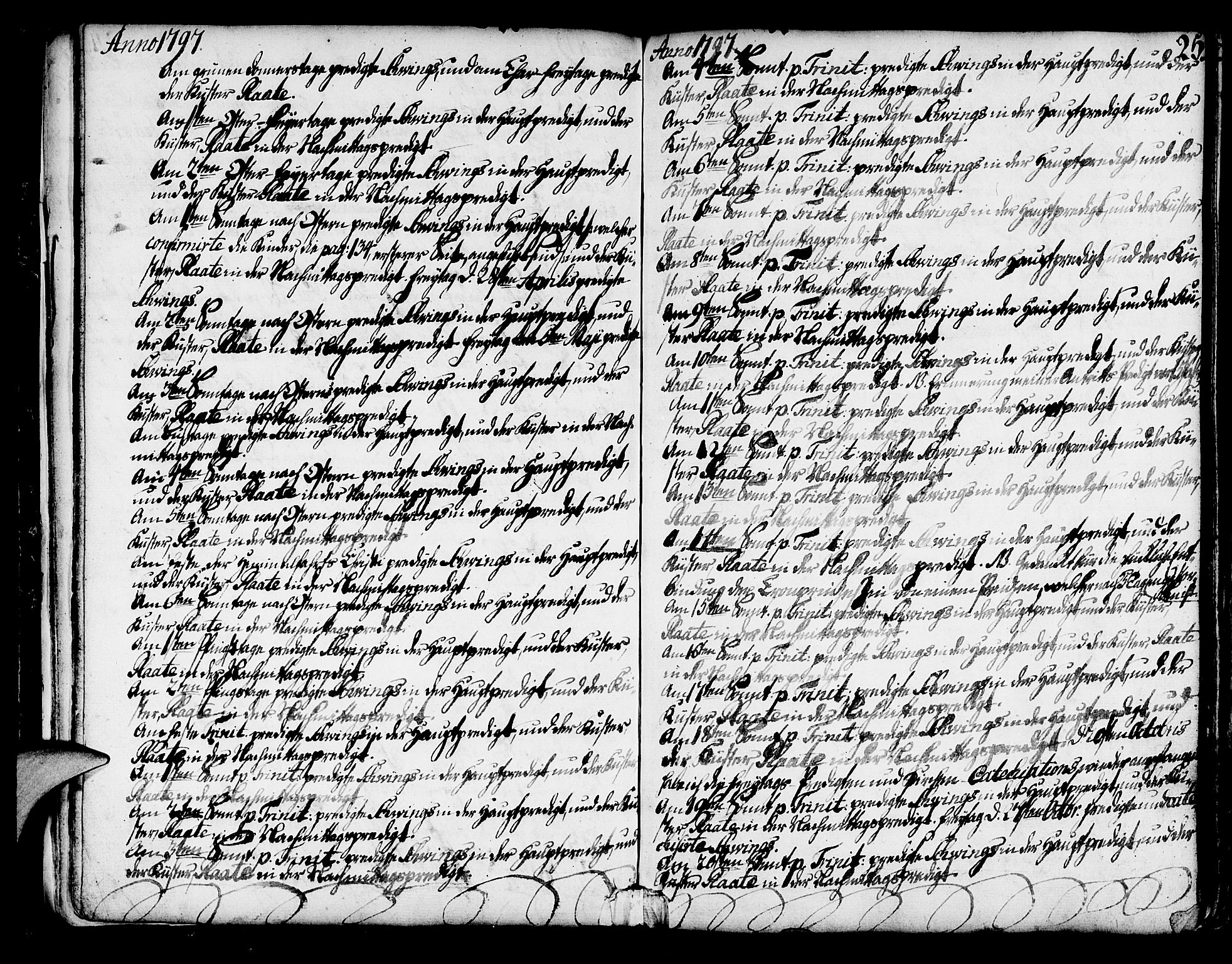 Mariakirken Sokneprestembete, AV/SAB-A-76901/H/Haa/L0003: Parish register (official) no. A 3, 1786-1815, p. 25