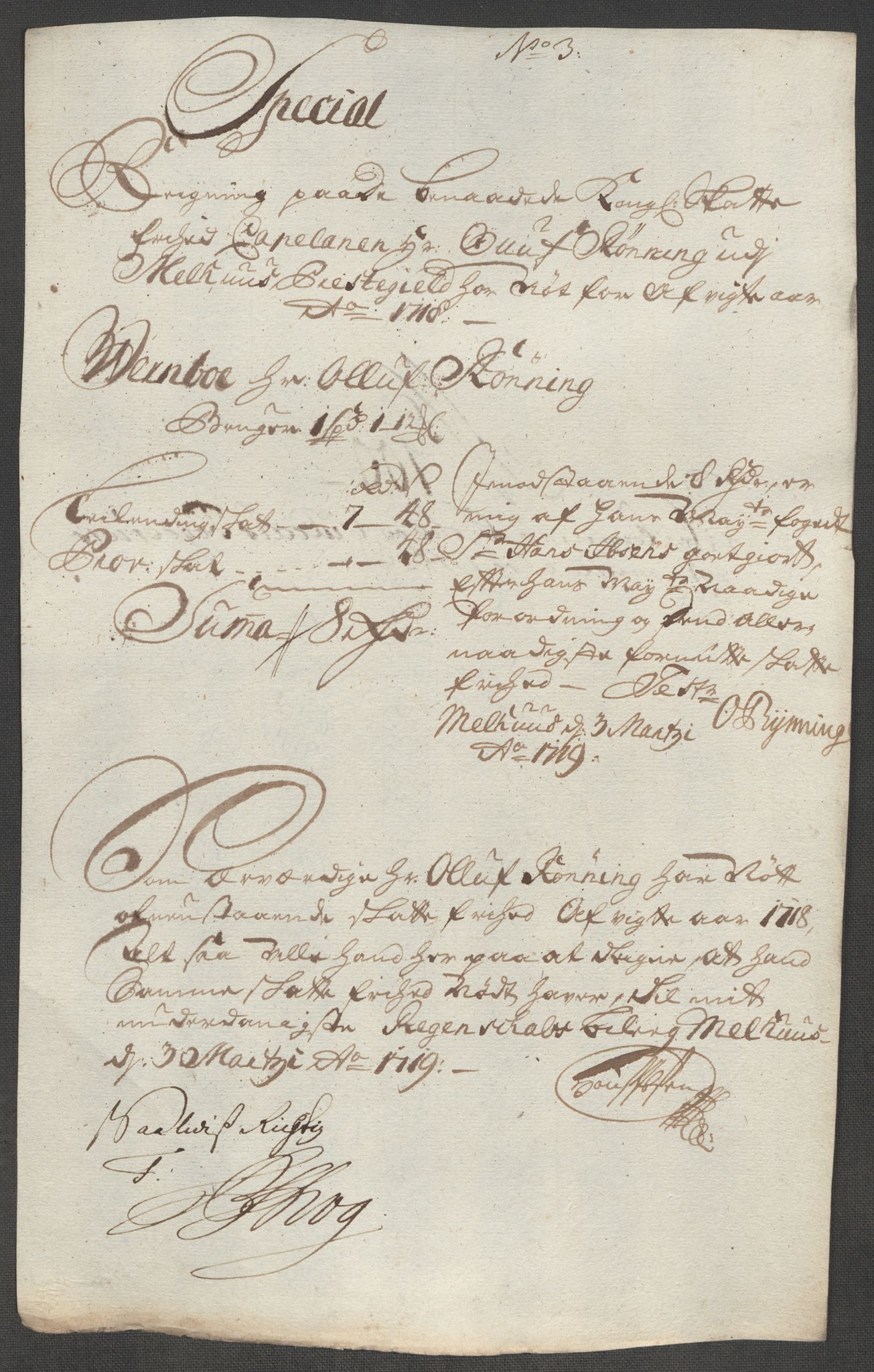 Rentekammeret inntil 1814, Reviderte regnskaper, Fogderegnskap, RA/EA-4092/R60/L3972: Fogderegnskap Orkdal og Gauldal, 1718, p. 263