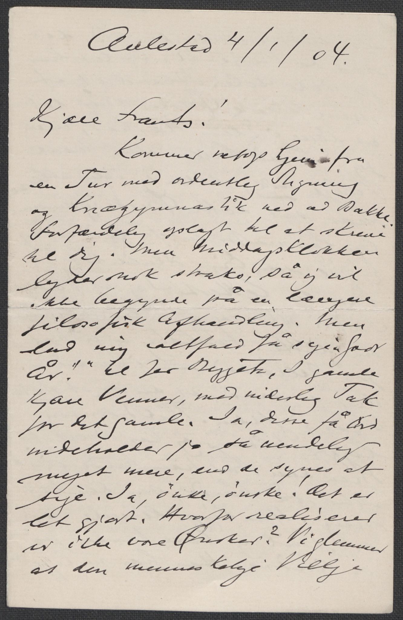 Beyer, Frants, AV/RA-PA-0132/F/L0001: Brev fra Edvard Grieg til Frantz Beyer og "En del optegnelser som kan tjene til kommentar til brevene" av Marie Beyer, 1872-1907, p. 741