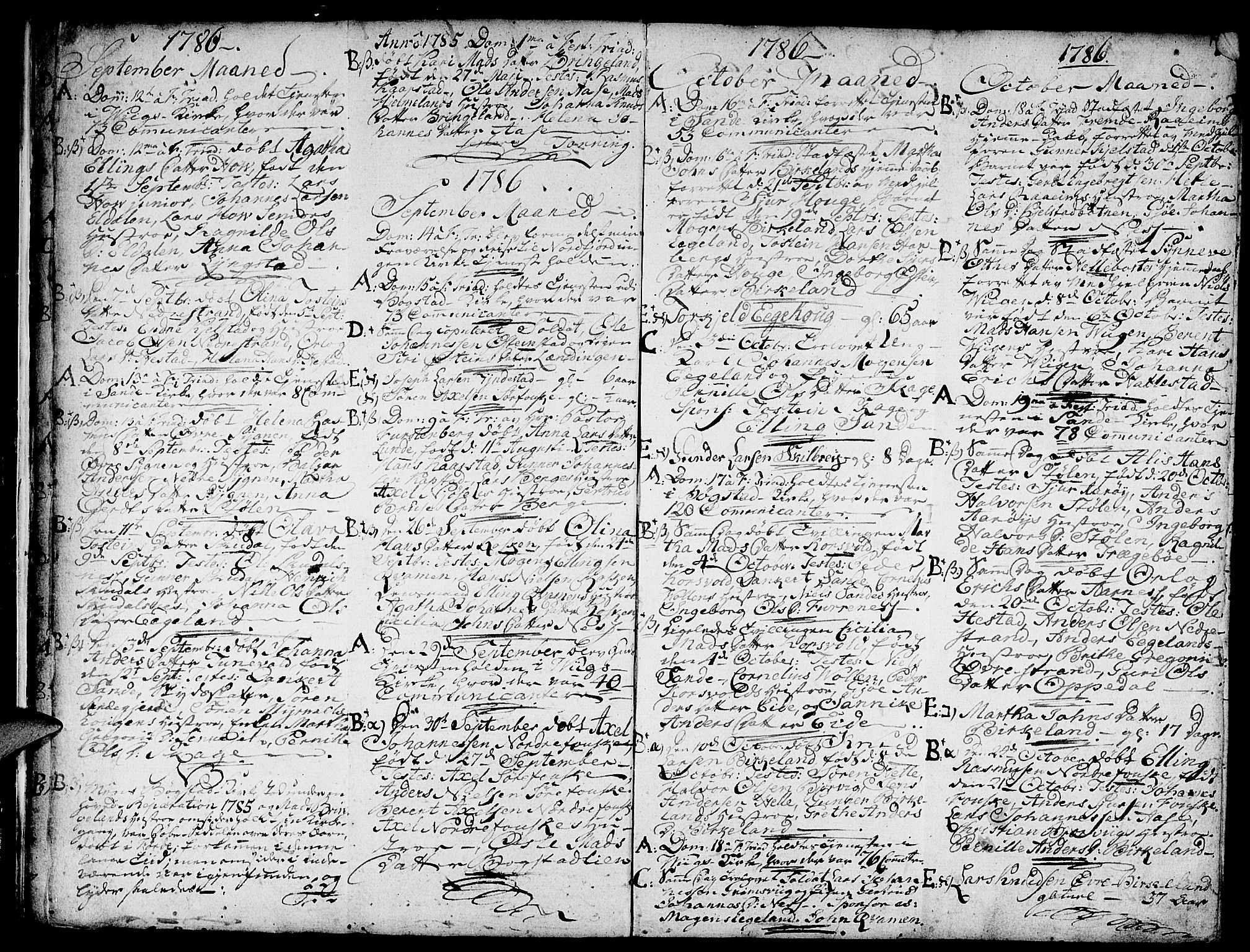 Gaular sokneprestembete, AV/SAB-A-80001/H/Haa: Parish register (official) no. A 2, 1785-1821, p. 7