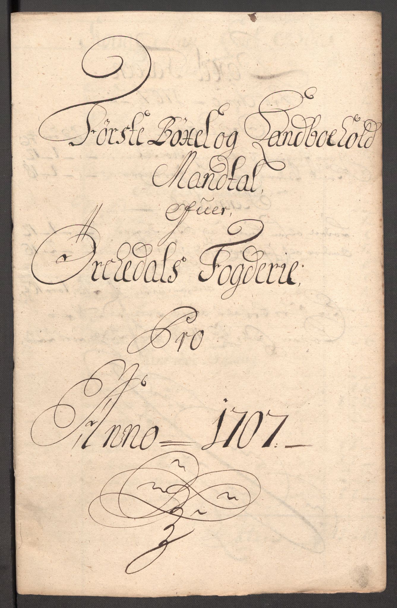Rentekammeret inntil 1814, Reviderte regnskaper, Fogderegnskap, RA/EA-4092/R60/L3957: Fogderegnskap Orkdal og Gauldal, 1707, p. 286