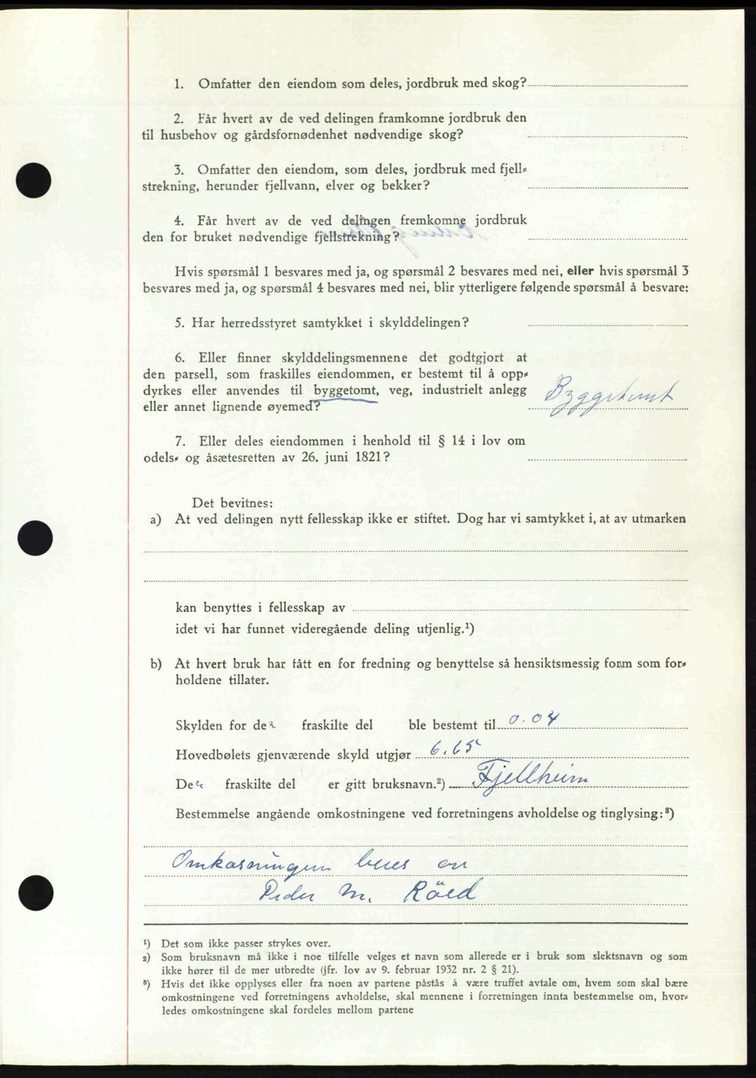 Nedenes sorenskriveri, SAK/1221-0006/G/Gb/Gba/L0060: Mortgage book no. A12, 1948-1949, Diary no: : 587/1949