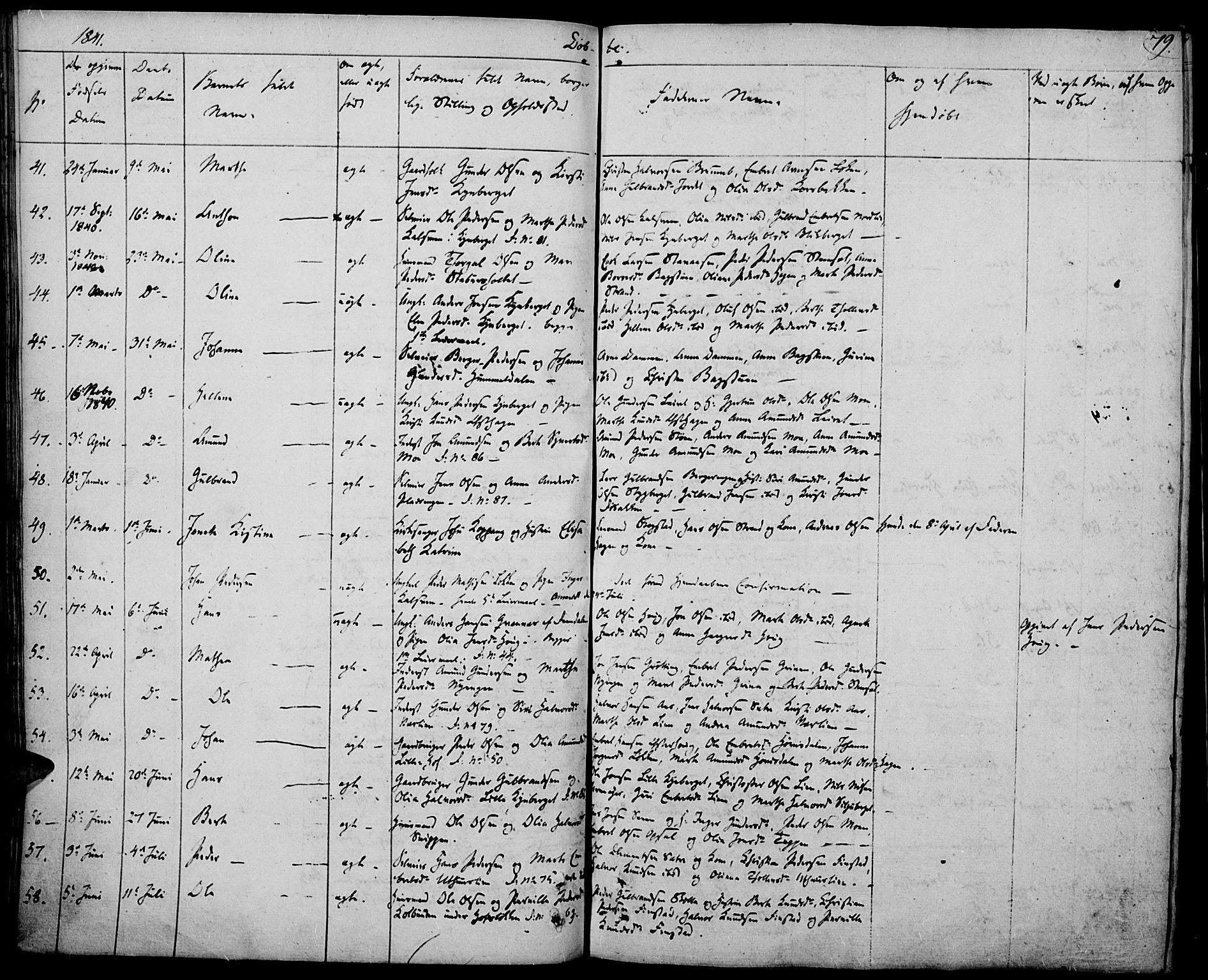 Elverum prestekontor, SAH/PREST-044/H/Ha/Haa/L0008: Parish register (official) no. 8, 1830-1842, p. 79
