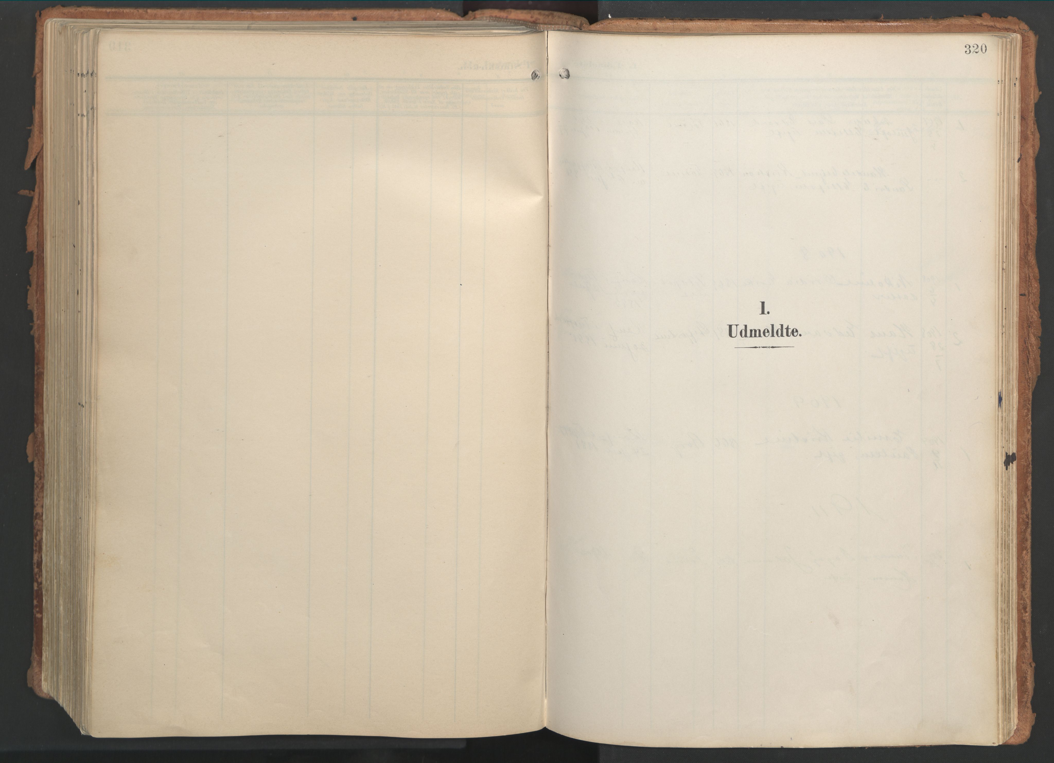 Ministerialprotokoller, klokkerbøker og fødselsregistre - Nordland, SAT/A-1459/861/L0871: Parish register (official) no. 861A06, 1903-1916, p. 320