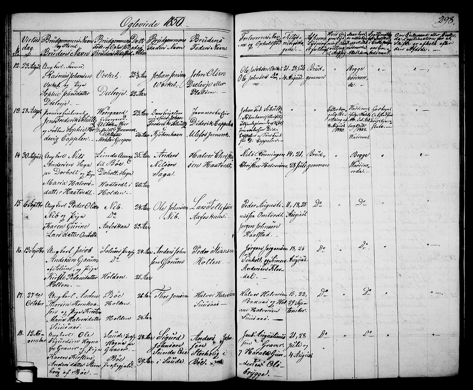 Holla kirkebøker, AV/SAKO-A-272/G/Ga/L0003: Parish register (copy) no. I 3, 1849-1866, p. 298