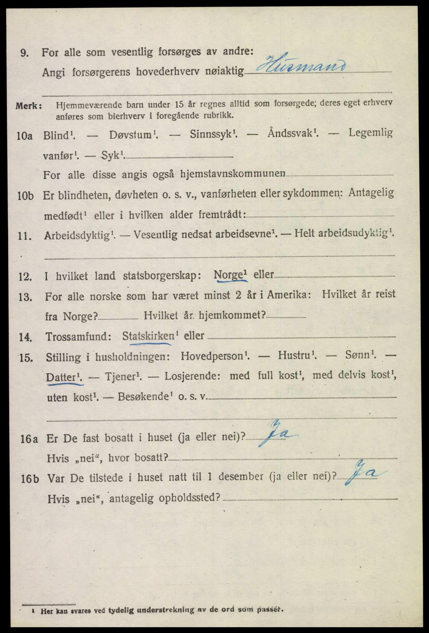 SAH, 1920 census for Ringsaker, 1920, p. 25055