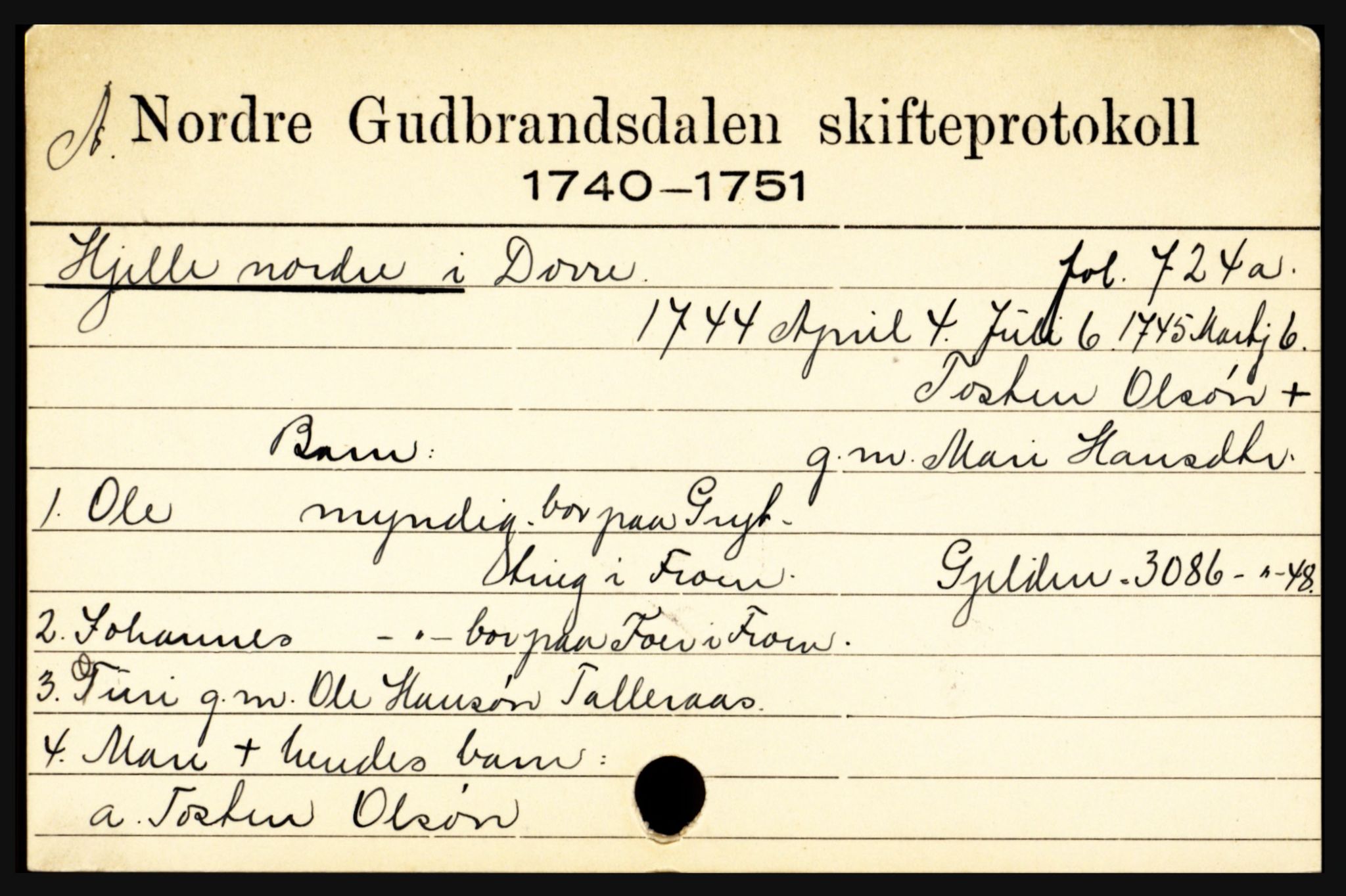 Nord-Gudbrandsdal tingrett, SAH/TING-002/J, 1658-1900, p. 5167