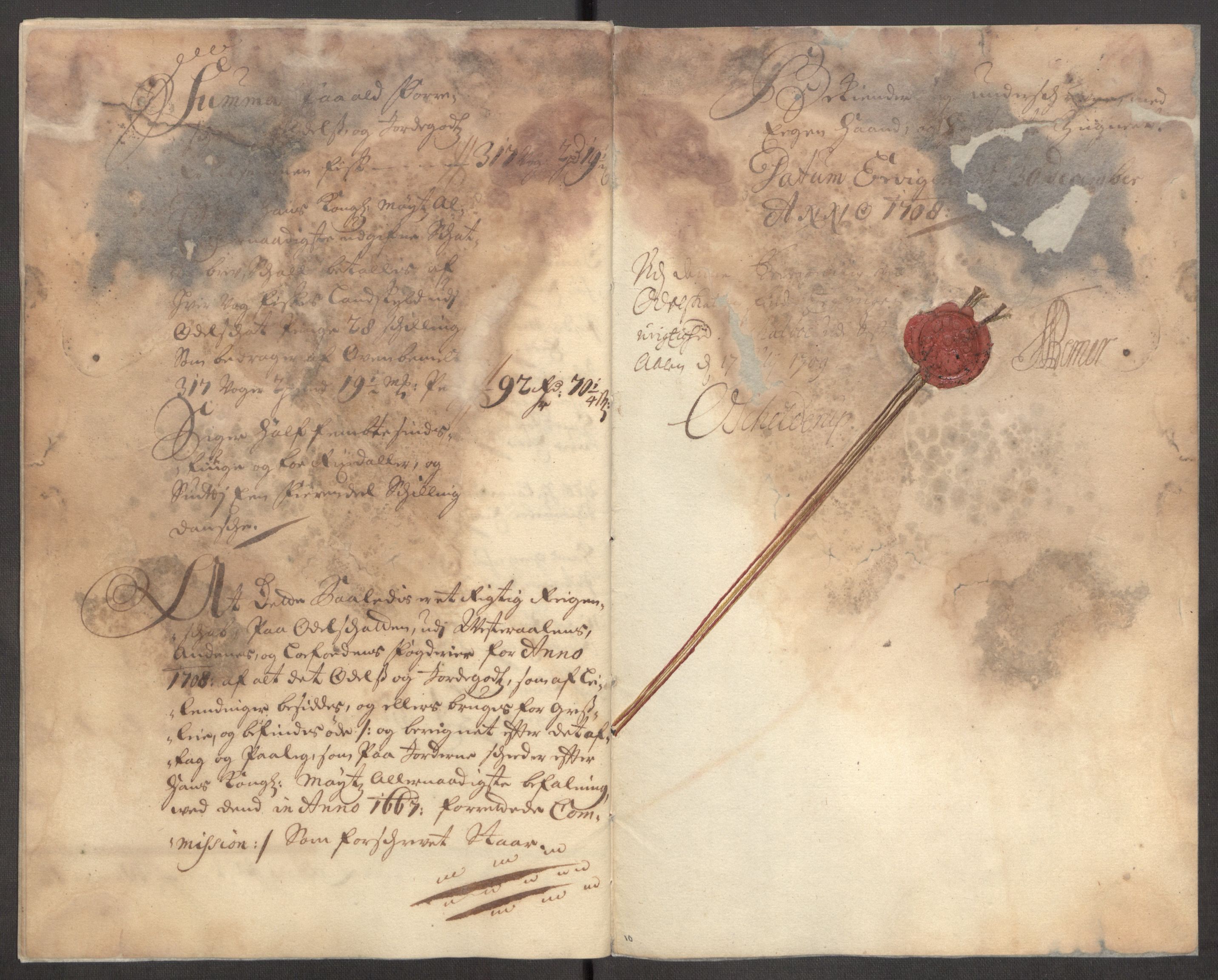 Rentekammeret inntil 1814, Reviderte regnskaper, Fogderegnskap, AV/RA-EA-4092/R67/L4678: Fogderegnskap Vesterålen, Andenes og Lofoten, 1696-1708, p. 423