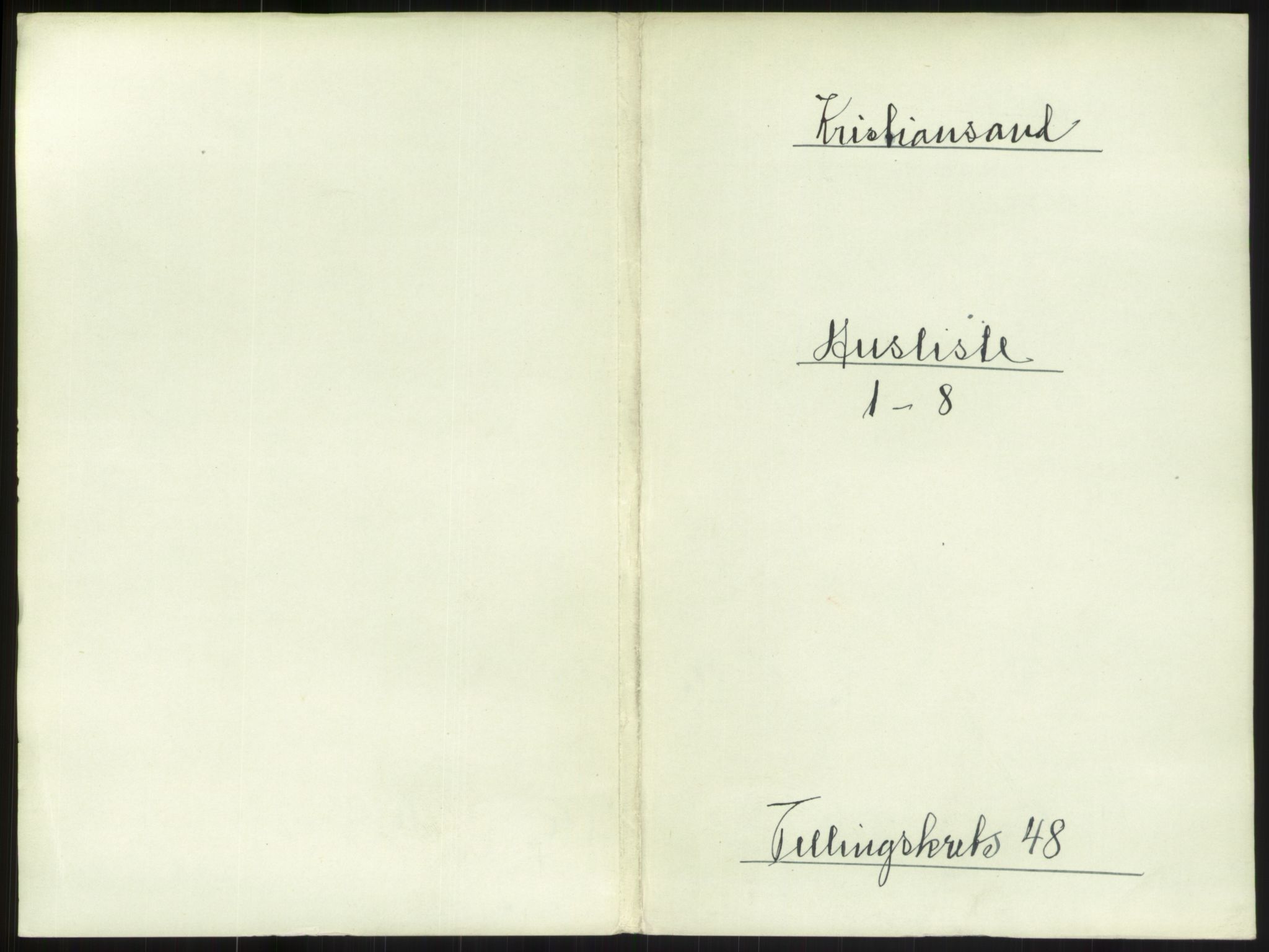 RA, 1891 census for 1001 Kristiansand, 1891, p. 2618