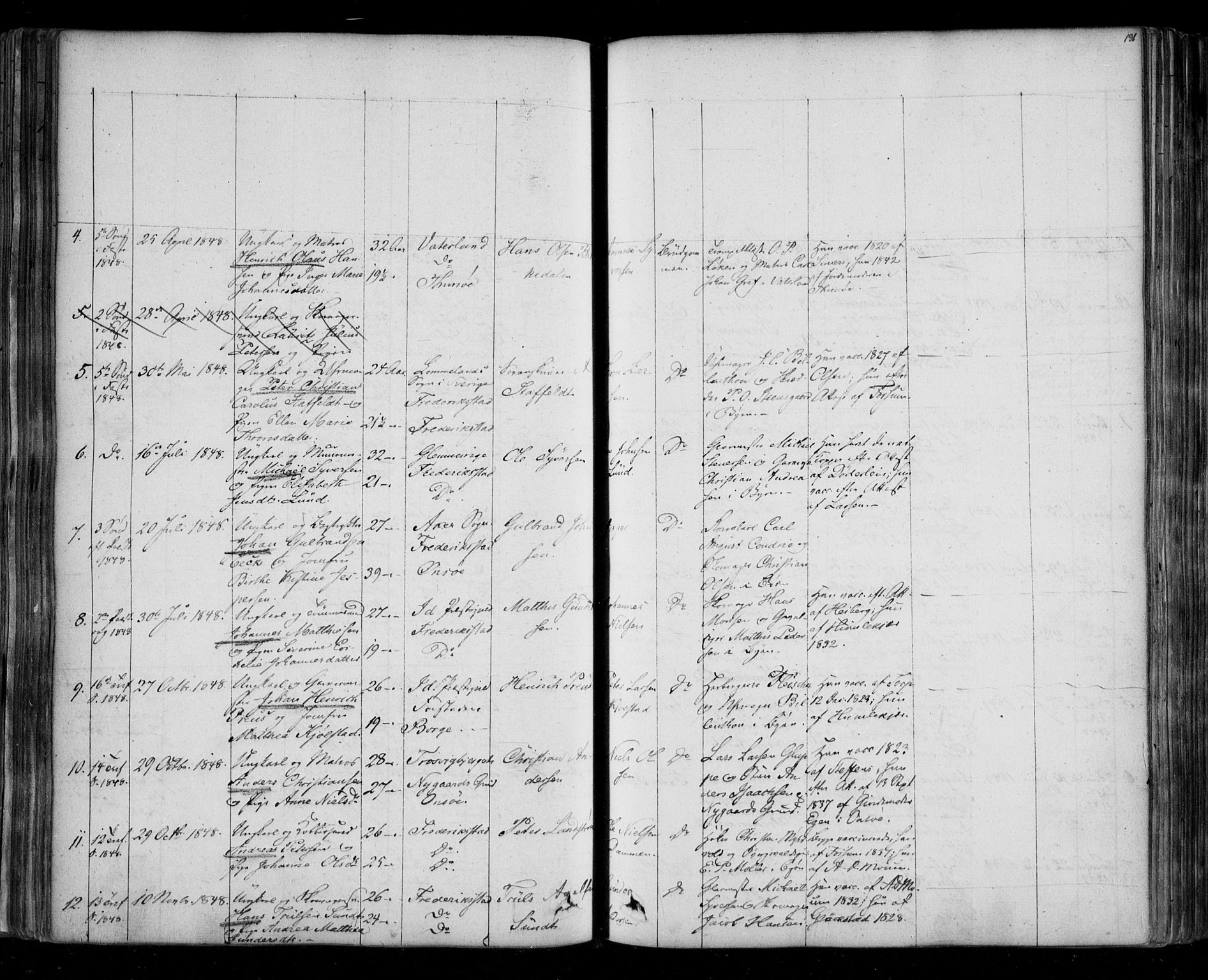 Fredrikstad prestekontor Kirkebøker, AV/SAO-A-11082/F/Fa/L0005: Parish register (official) no. 5, 1835-1856, p. 131