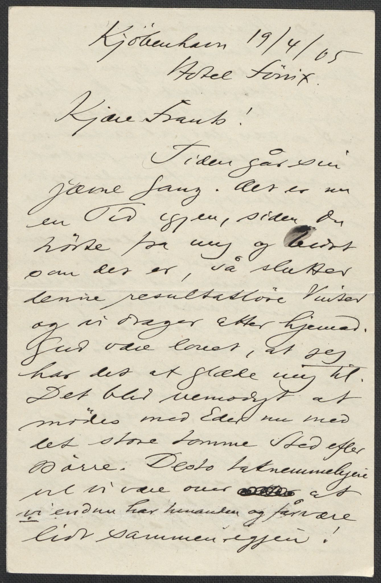 Beyer, Frants, AV/RA-PA-0132/F/L0001: Brev fra Edvard Grieg til Frantz Beyer og "En del optegnelser som kan tjene til kommentar til brevene" av Marie Beyer, 1872-1907, p. 803