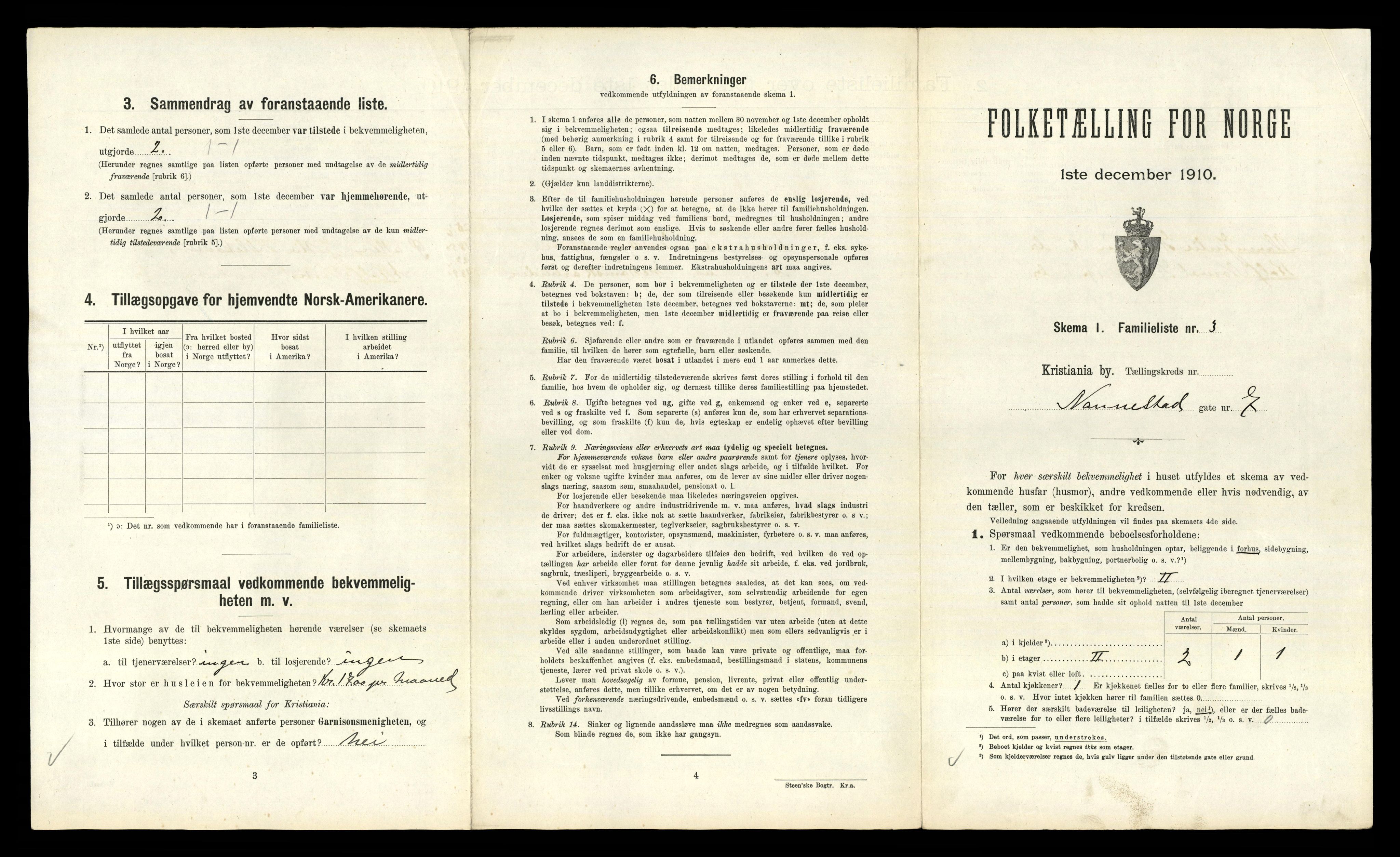 RA, 1910 census for Kristiania, 1910, p. 67405