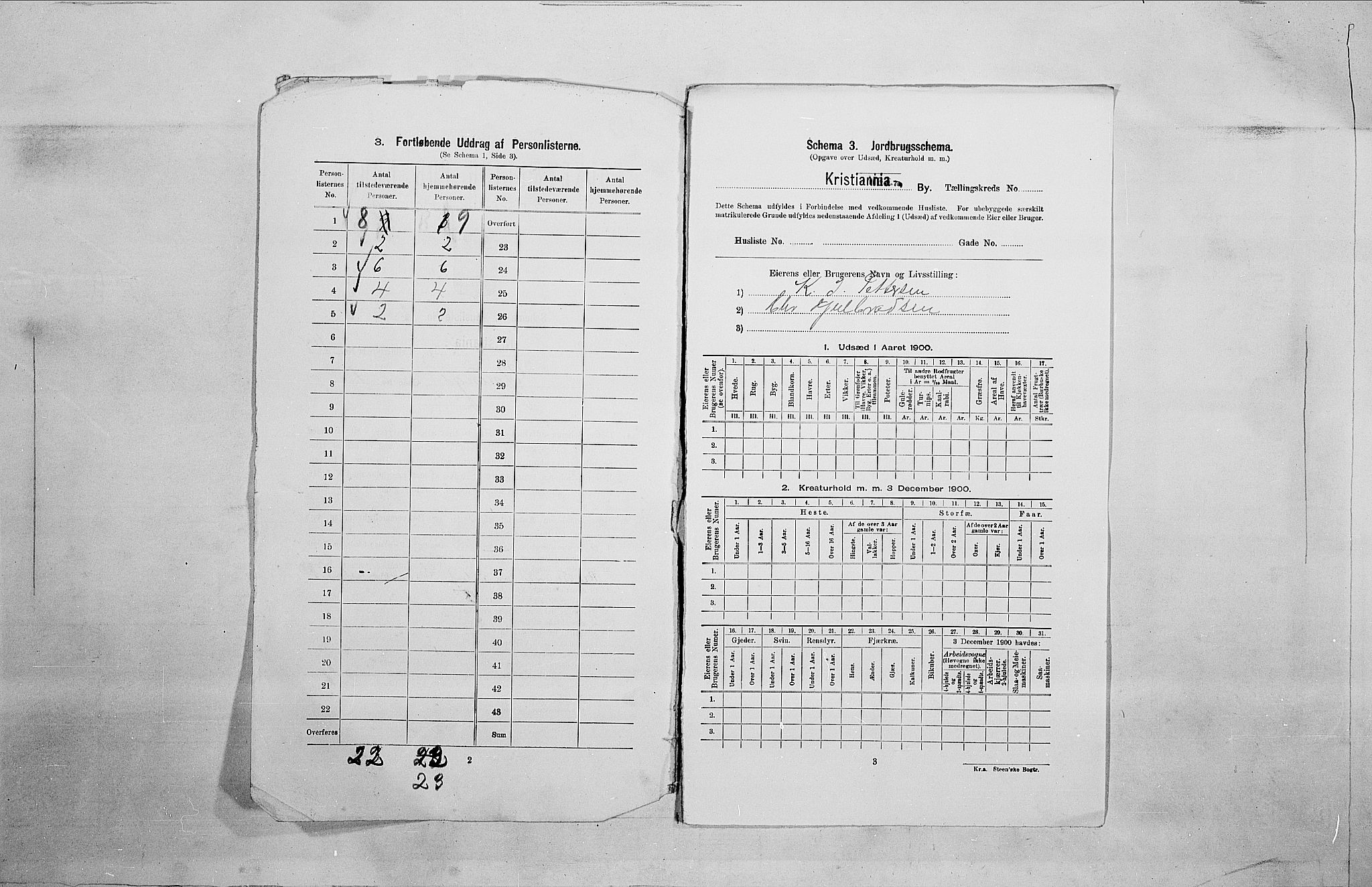 SAO, 1900 census for Kristiania, 1900, p. 114891