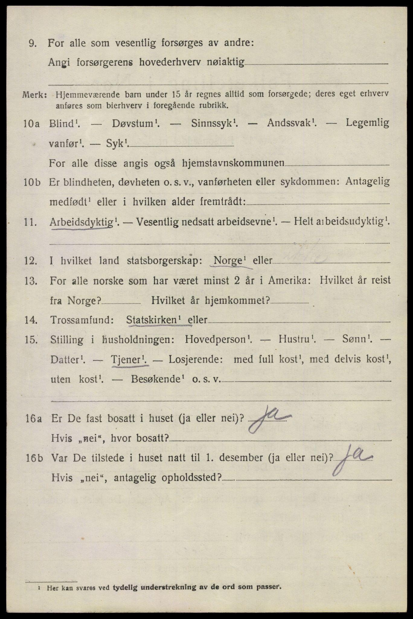 SAO, 1920 census for Våler, 1920, p. 4583