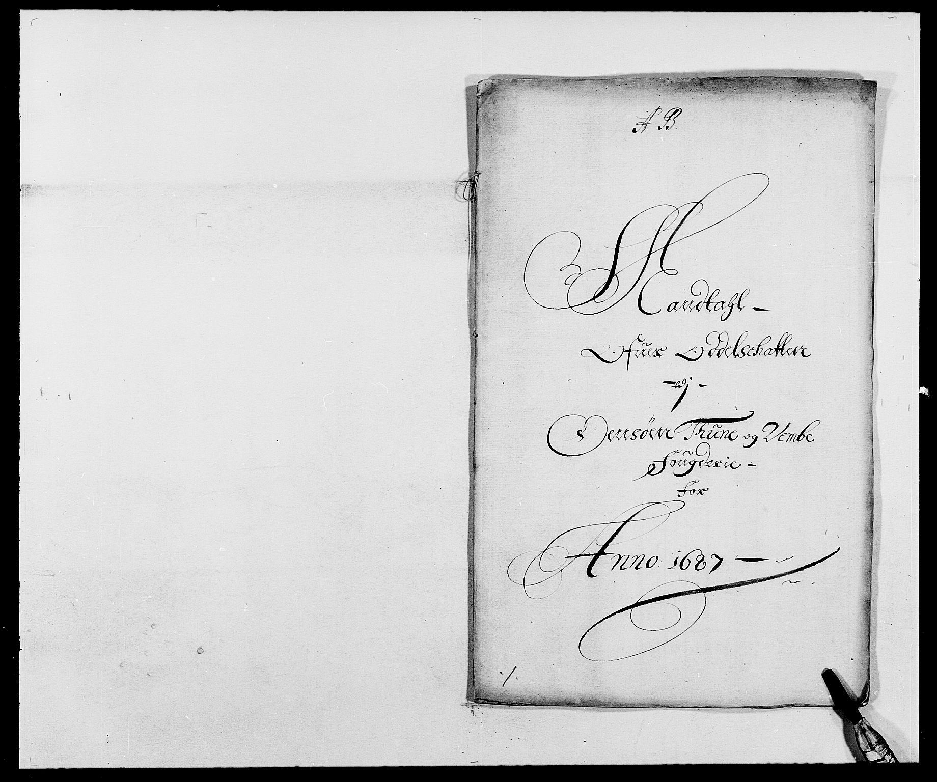 Rentekammeret inntil 1814, Reviderte regnskaper, Fogderegnskap, AV/RA-EA-4092/R03/L0117: Fogderegnskap Onsøy, Tune, Veme og Åbygge fogderi, 1684-1689, p. 100