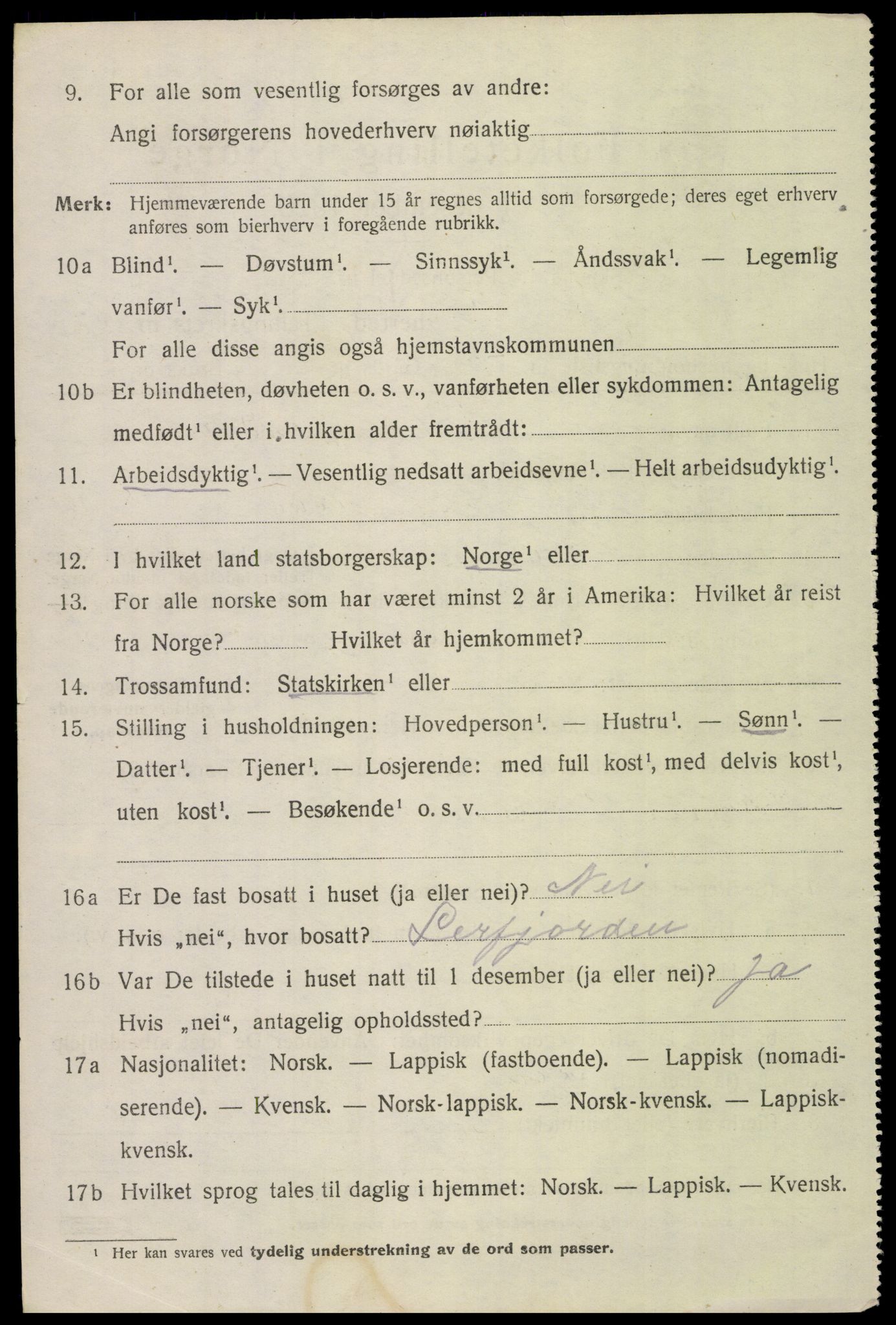 SAT, 1920 census for Bodin, 1920, p. 2683