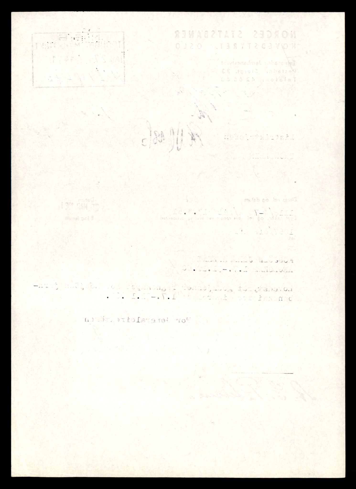 Norges statsbaner (NSB) - Trondheim distrikt, AV/SAT-A-6436/0002/Dd/L0817: --, 1953-1980, p. 336