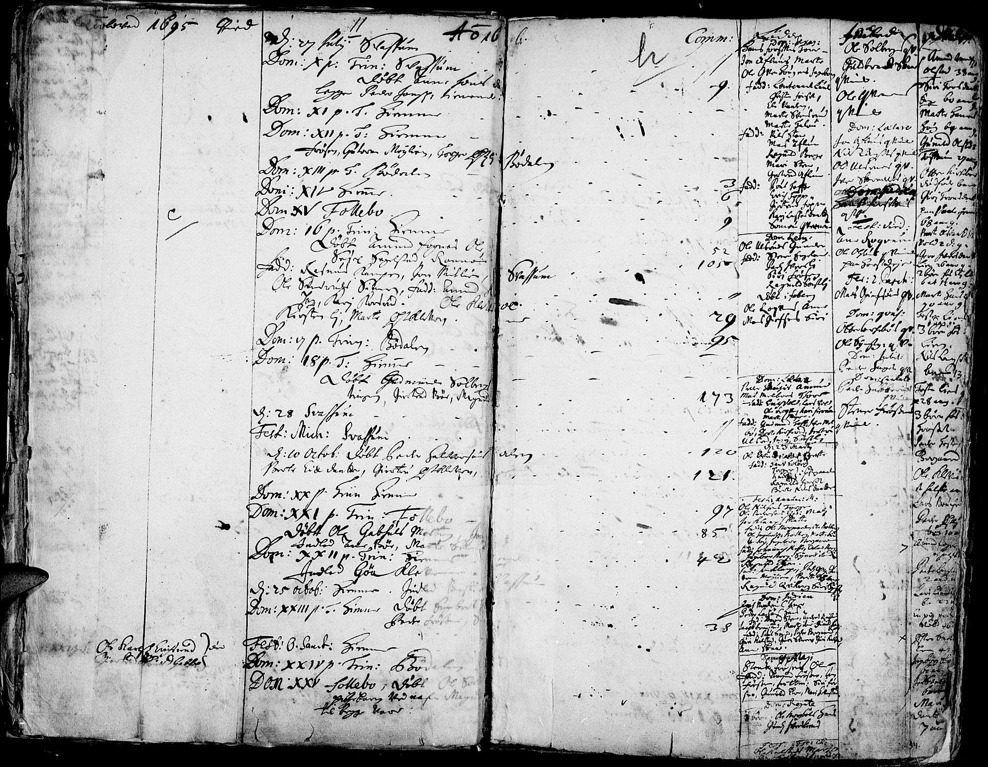 Gausdal prestekontor, SAH/PREST-090/H/Ha/Haa/L0001: Parish register (official) no. 1, 1693-1728, p. 11