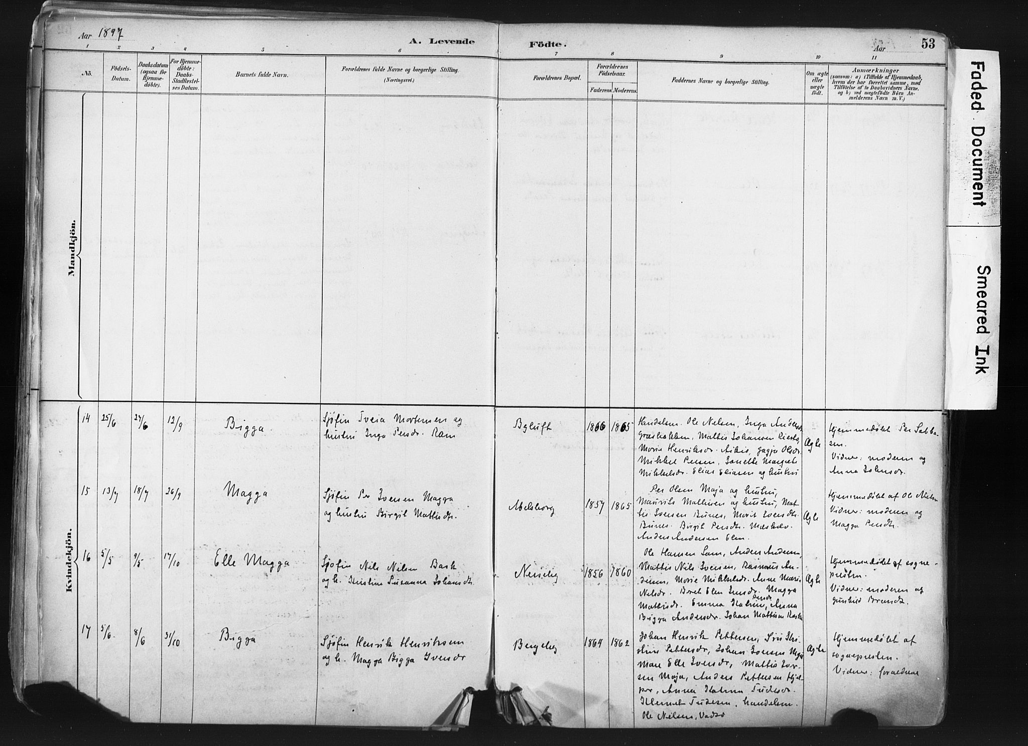 Nesseby sokneprestkontor, AV/SATØ-S-1330/H/Ha/L0006kirke: Parish register (official) no. 6, 1885-1985, p. 53