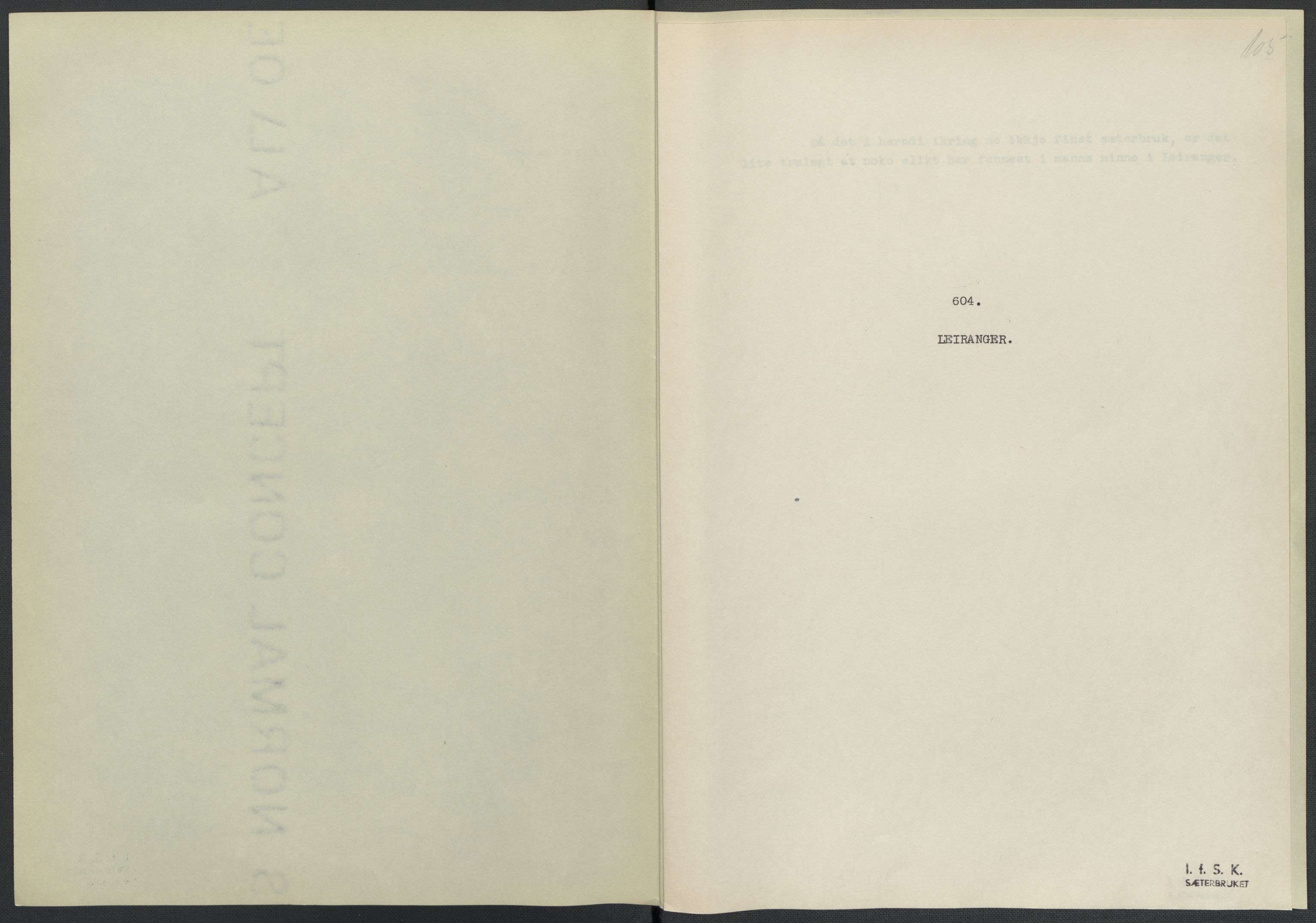 Instituttet for sammenlignende kulturforskning, AV/RA-PA-0424/F/Fc/L0016/0002: Eske B16: / Nordland (perm XLVII), 1932-1936, p. 105