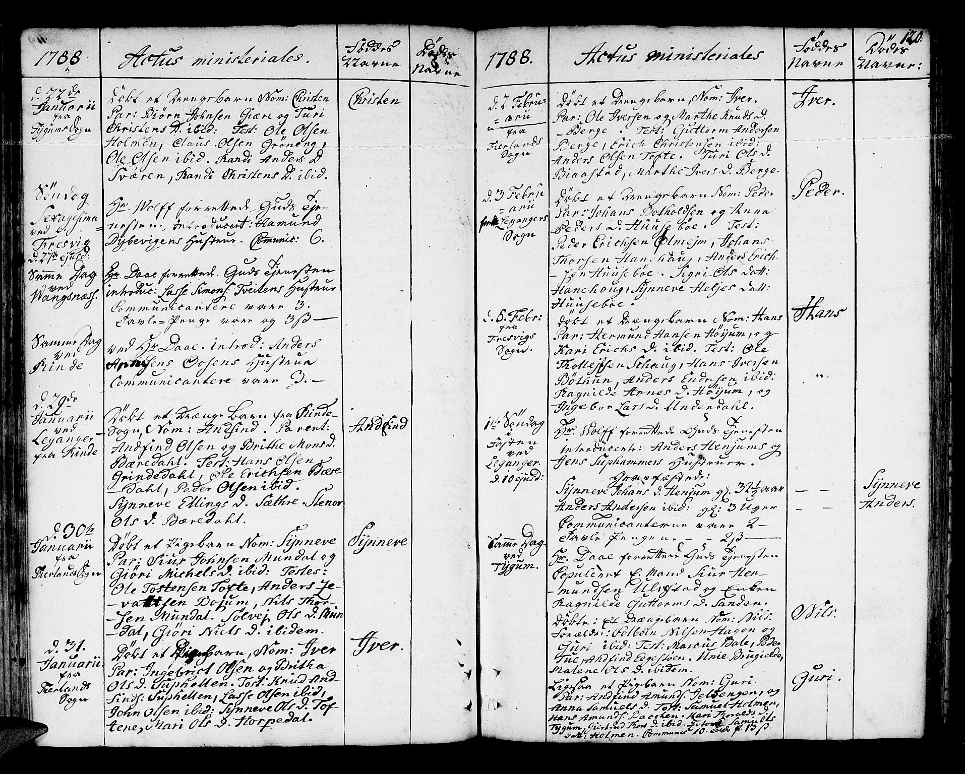 Leikanger sokneprestembete, AV/SAB-A-81001/H/Haa/Haaa/L0004: Parish register (official) no. A 4, 1770-1791, p. 120