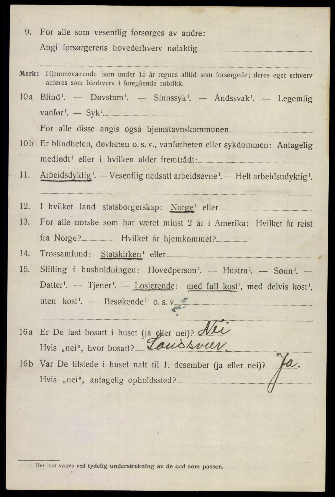 SAKO, 1920 census for Andebu, 1920, p. 1489