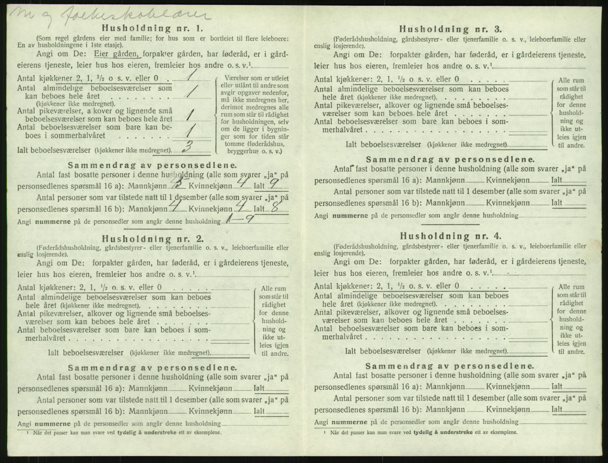 SAT, 1920 census for Eid (MR), 1920, p. 477