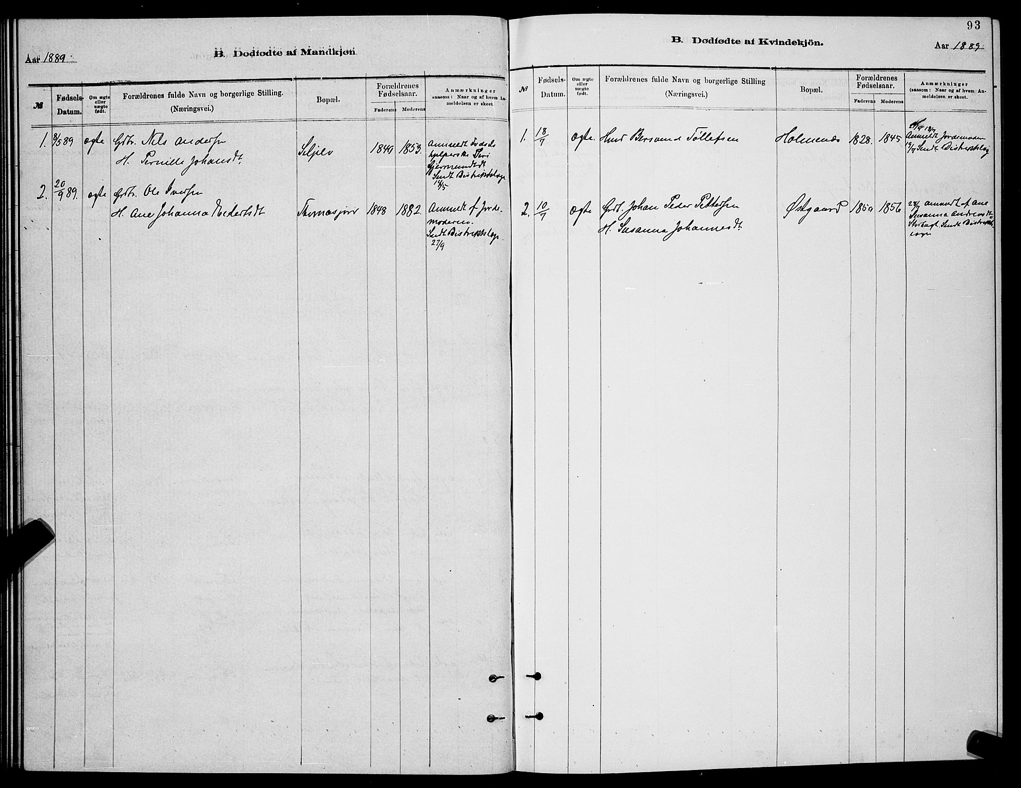 Balsfjord sokneprestembete, AV/SATØ-S-1303/G/Gab/L0007klokker: Parish register (copy) no. 7, 1878-1889, p. 93