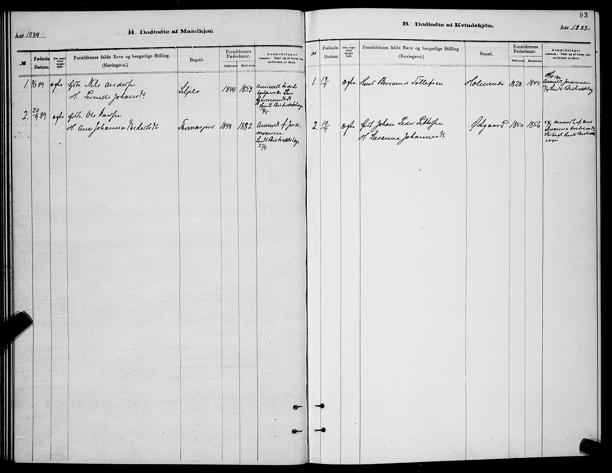 Balsfjord sokneprestembete, SATØ/S-1303/G/Ga/L0007klokker: Parish register (copy) no. 7, 1878-1889, p. 93