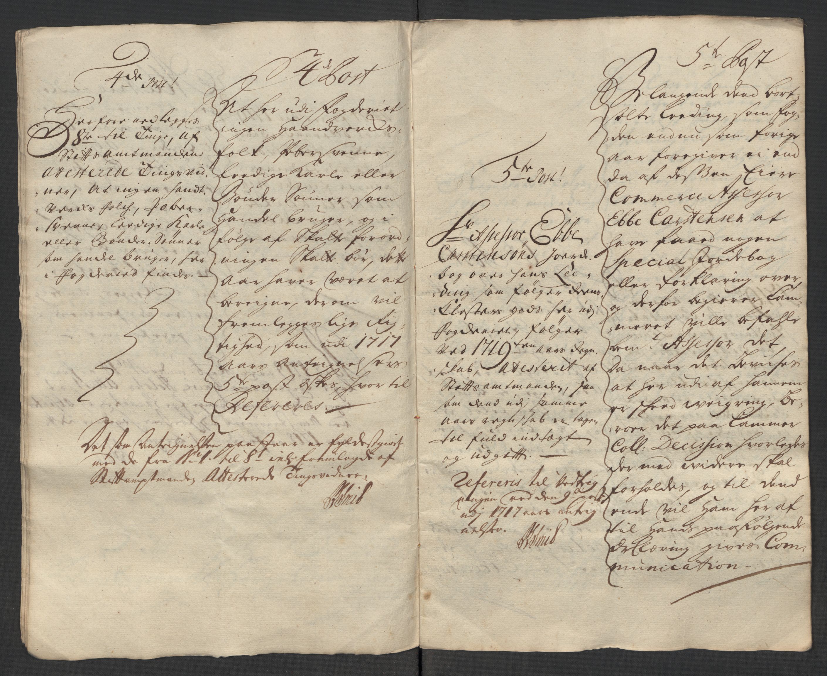 Rentekammeret inntil 1814, Reviderte regnskaper, Fogderegnskap, RA/EA-4092/R57/L3866: Fogderegnskap Fosen, 1718, p. 244