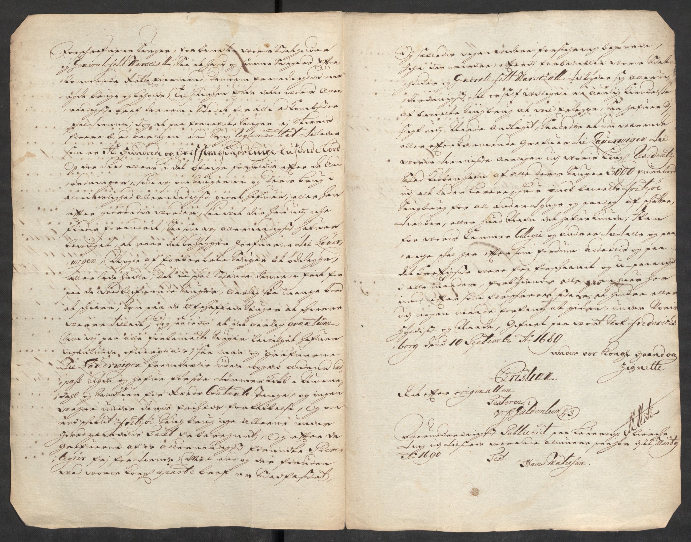 Rentekammeret inntil 1814, Reviderte regnskaper, Fogderegnskap, RA/EA-4092/R33/L1976: Fogderegnskap Larvik grevskap, 1698-1701, p. 81