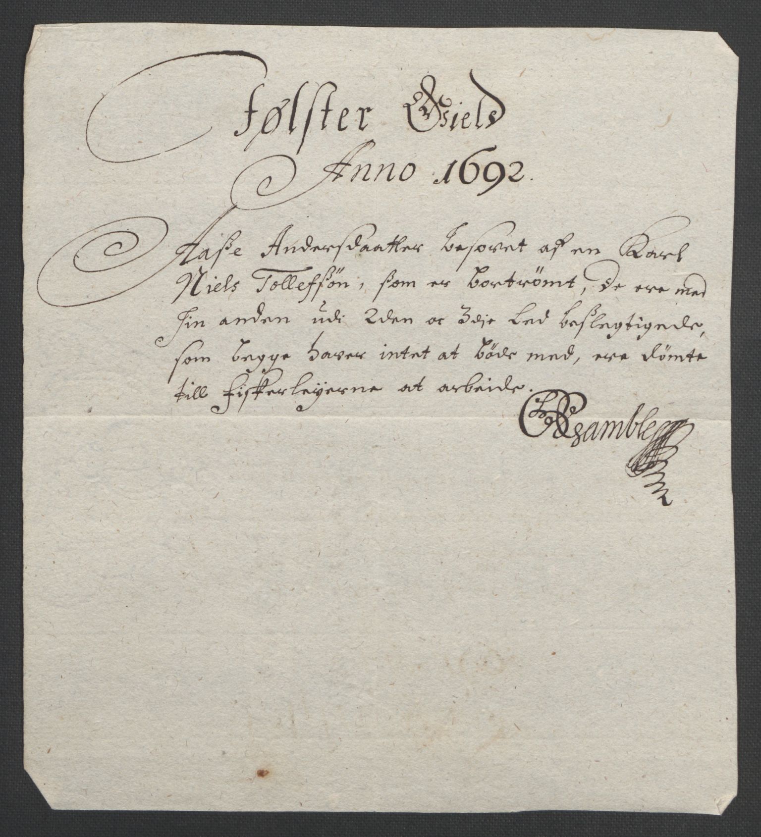 Rentekammeret inntil 1814, Reviderte regnskaper, Fogderegnskap, AV/RA-EA-4092/R53/L3420: Fogderegnskap Sunn- og Nordfjord, 1691-1692, p. 238