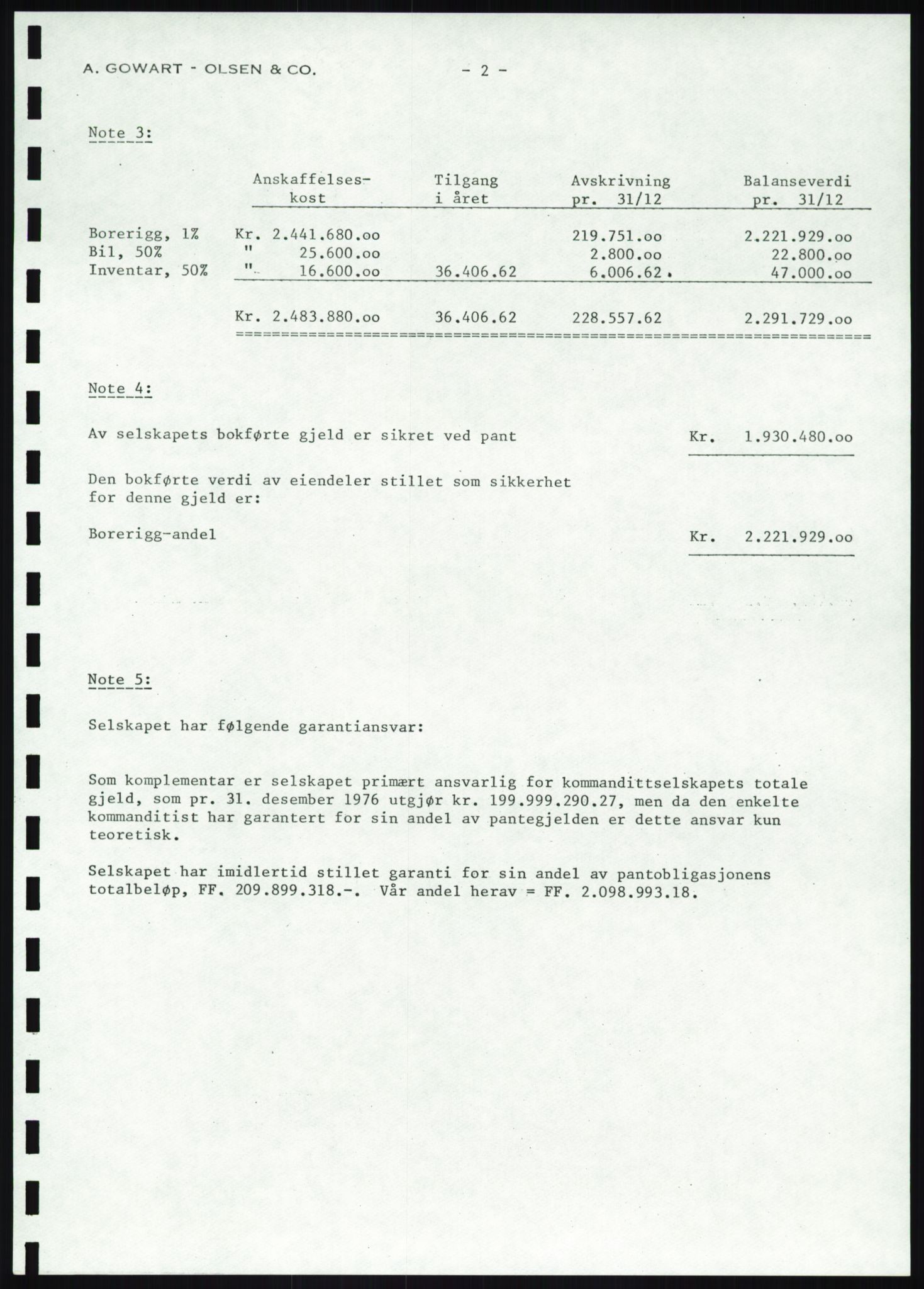 Pa 1503 - Stavanger Drilling AS, AV/SAST-A-101906/A/Ac/L0001: Årsberetninger, 1974-1978, p. 259