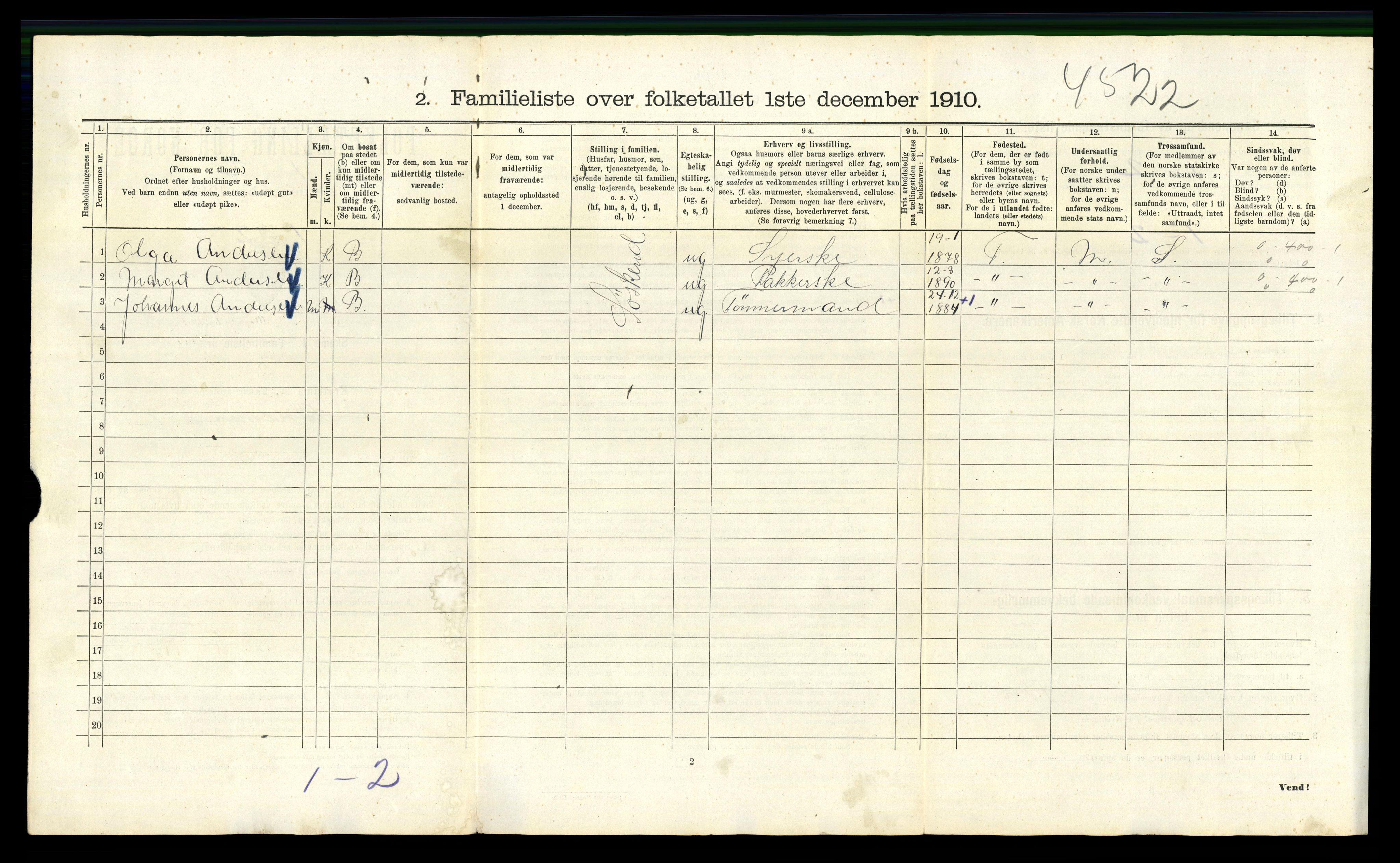 RA, 1910 census for Kristiania, 1910, p. 102210